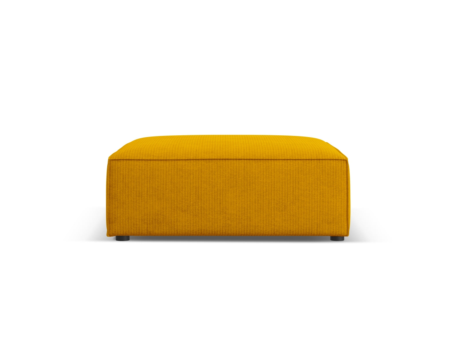 Arendal Pouf 1 Sitz in Mustard präsentiert im Onlineshop von KAQTU Design AG. Pouf ist von Cosmopolitan Design