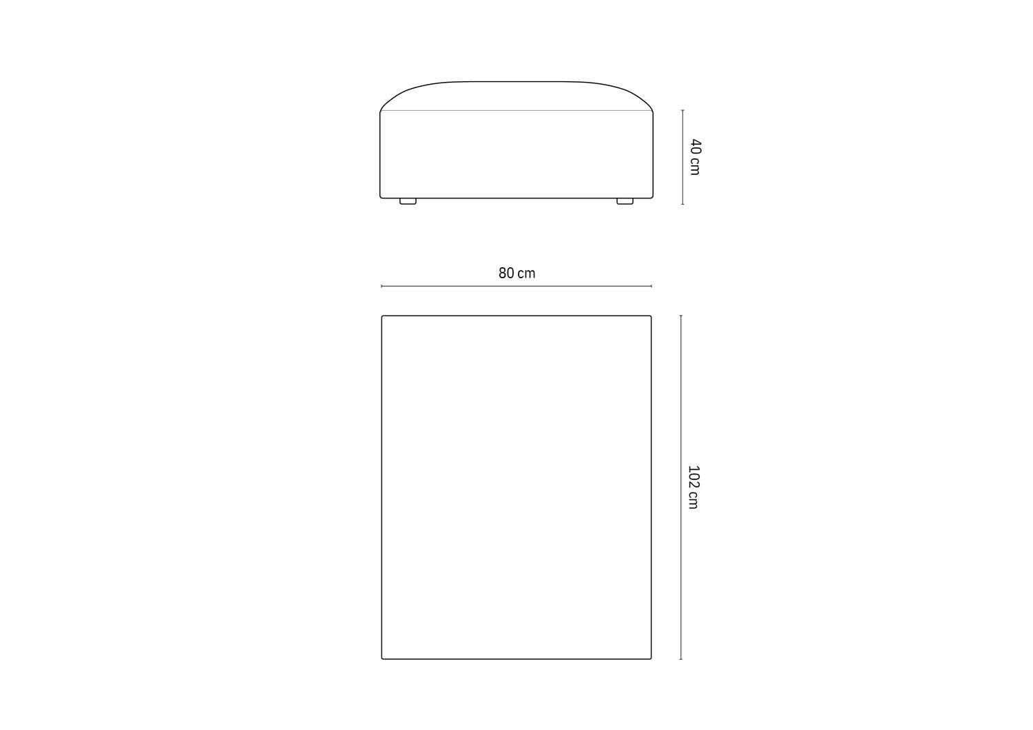Erleben Sie den Arendal Pouf von Cosmopolitan Design – ein stilvolles, multifunktionales Möbelstück, das jedem Raum Eleganz und Komfort verleiht.