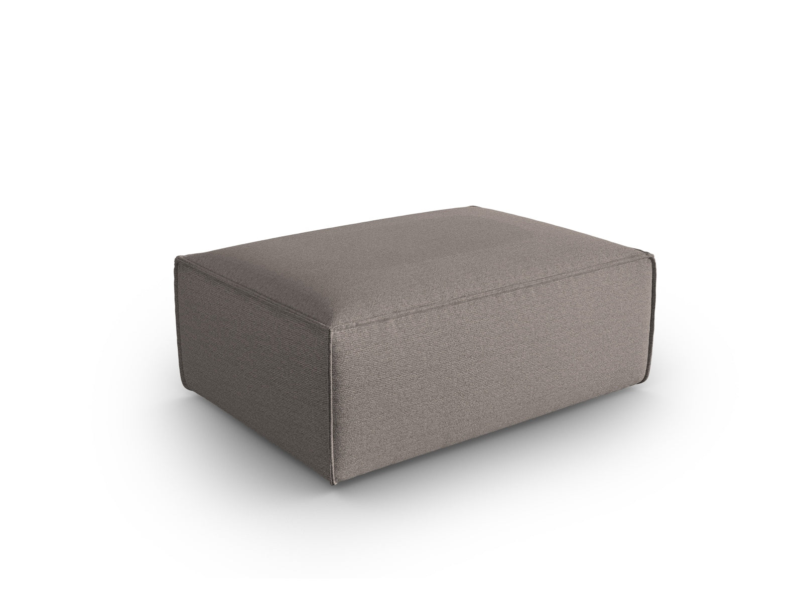 Entdecken Sie den Mackay Pouf 1 Sitzer von Cosmopolitan Design – ein luxuriöser Velours-Hocker, der Ihrem Raum Eleganz und Gemütlichkeit verleiht.