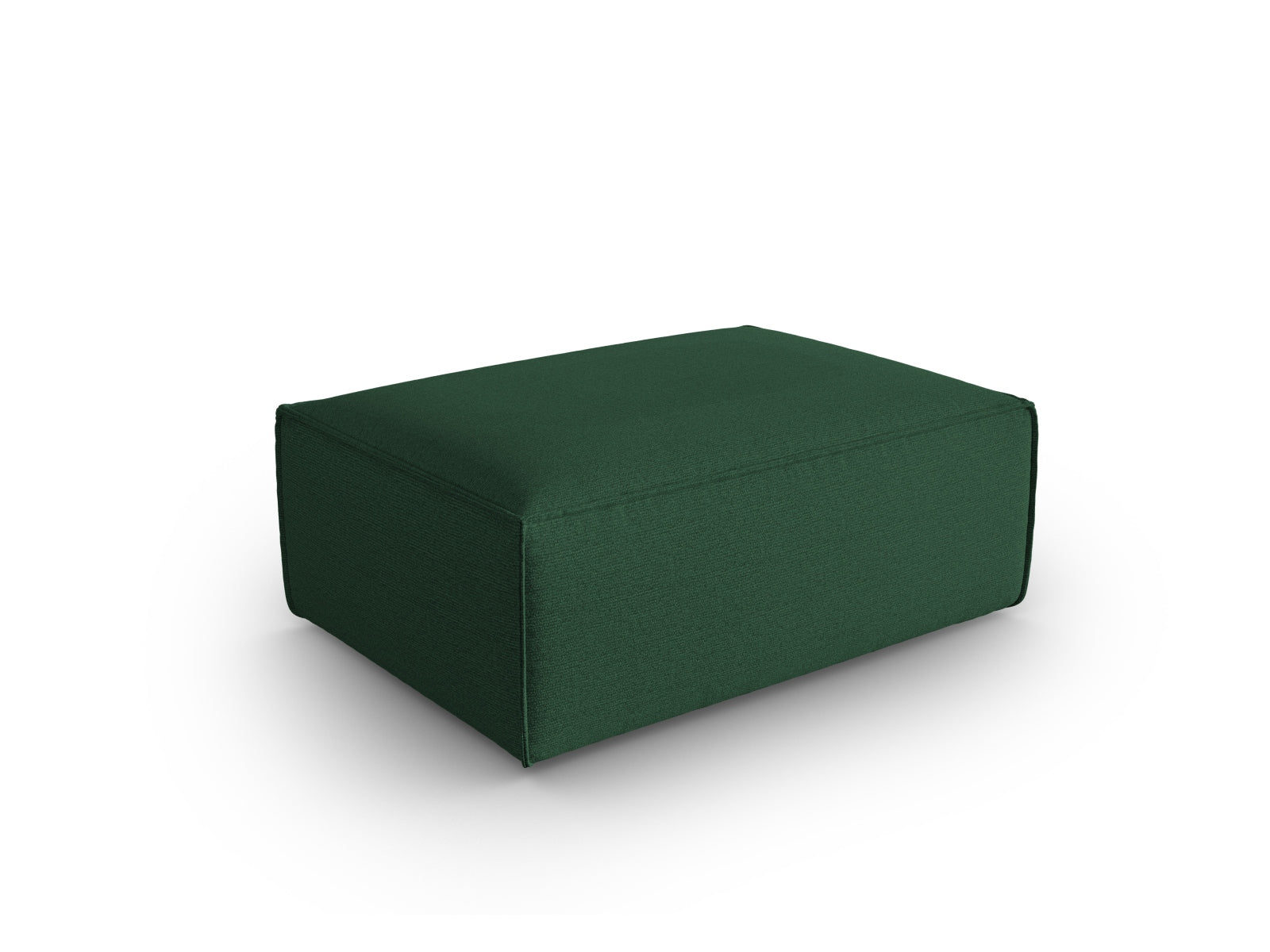 Erleben Sie den Mackay Pouf 1 Sitzer von Cosmopolitan Design – ein stilvoller Velours-Hocker, der modernen Komfort und Eleganz in jeden Raum bringt.