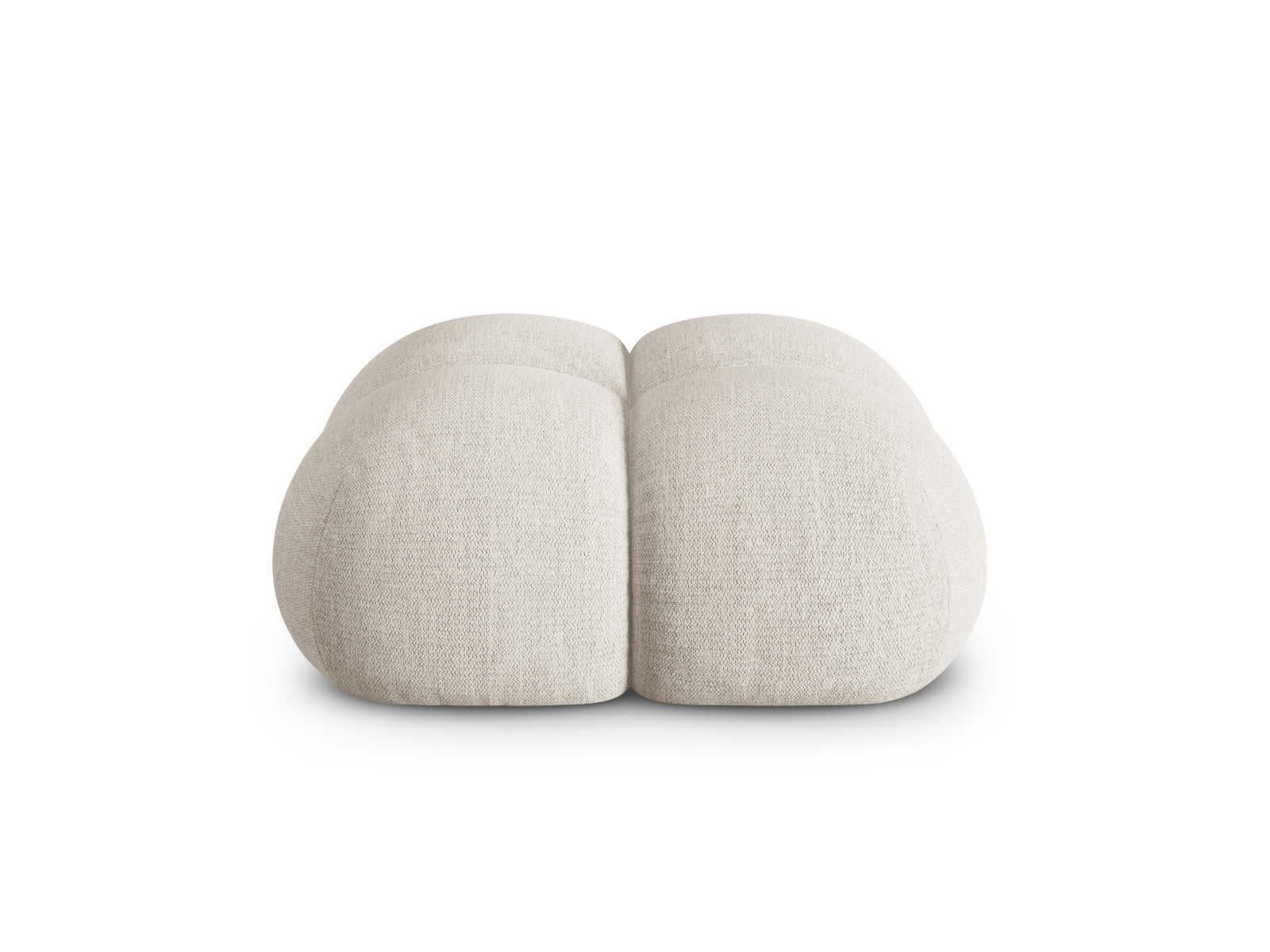 Loretto Pouf 1 Sitz 90cm in Beige-Sorella präsentiert im Onlineshop von KAQTU Design AG. Pouf ist von Cosmopolitan Design