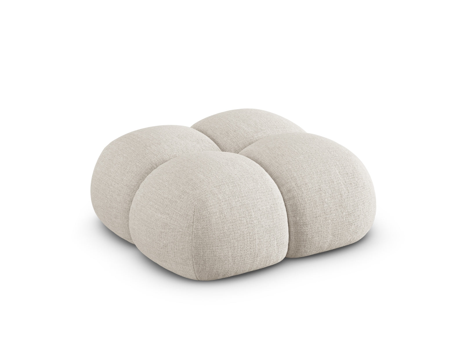 Erleben Sie den eleganten Loretto Pouf 90cm von Cosmopolitan Design – ein komfortabler, flexibler Sitz, der jeden Raum aufwertet.