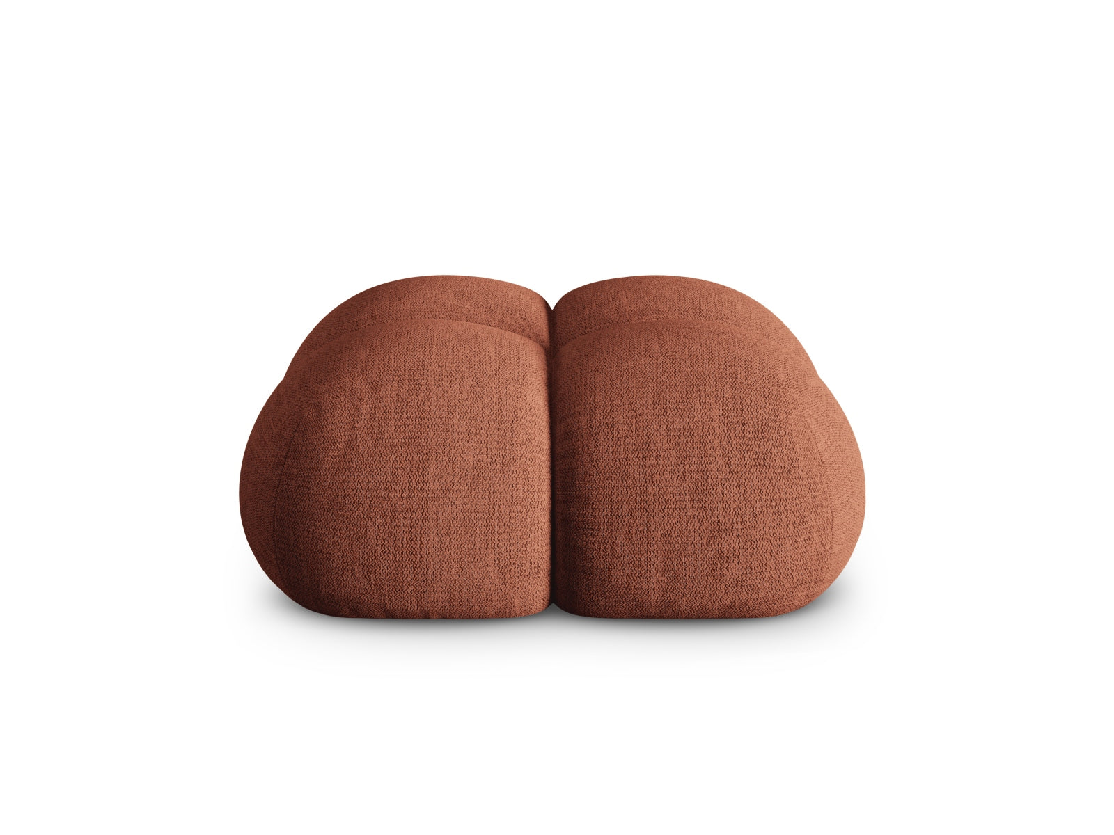 Loretto Pouf 1 Sitz 90cm in Coral präsentiert im Onlineshop von KAQTU Design AG. Pouf ist von Cosmopolitan Design