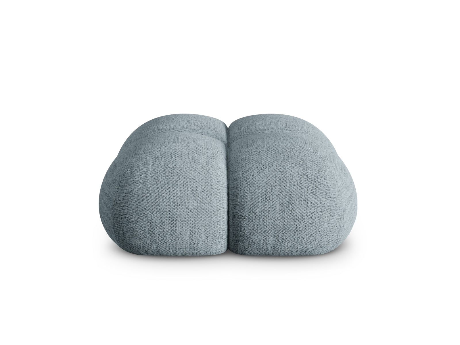 Loretto Pouf 1 Sitz 90cm in Pastel Blue-Sorella präsentiert im Onlineshop von KAQTU Design AG. Pouf ist von Cosmopolitan Design