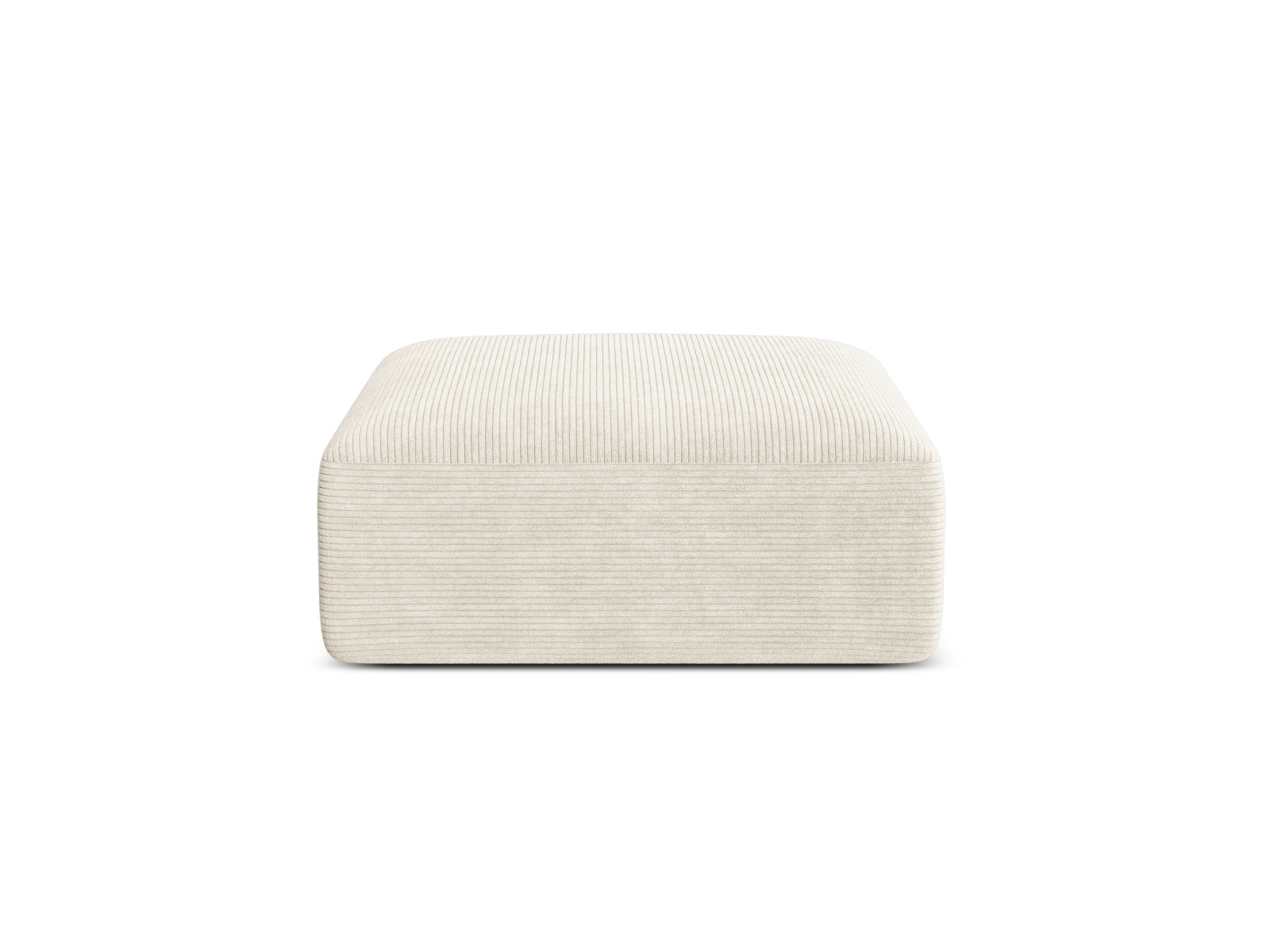 1-Sitzer Pouf Campi in Ivory-Lincoln D präsentiert im Onlineshop von KAQTU Design AG. Pouf ist von Cosmopolitan Design