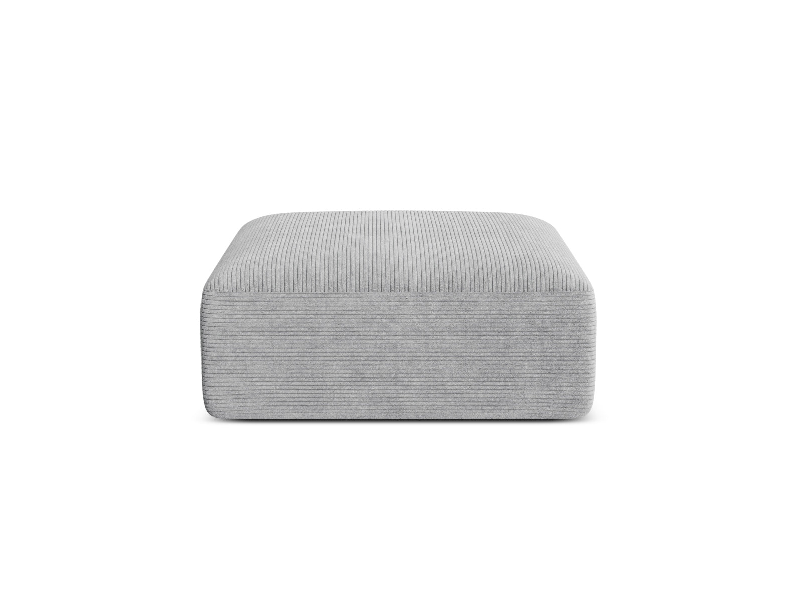 1-Sitzer Pouf Campi in Silver-Lincoln D präsentiert im Onlineshop von KAQTU Design AG. Pouf ist von Cosmopolitan Design