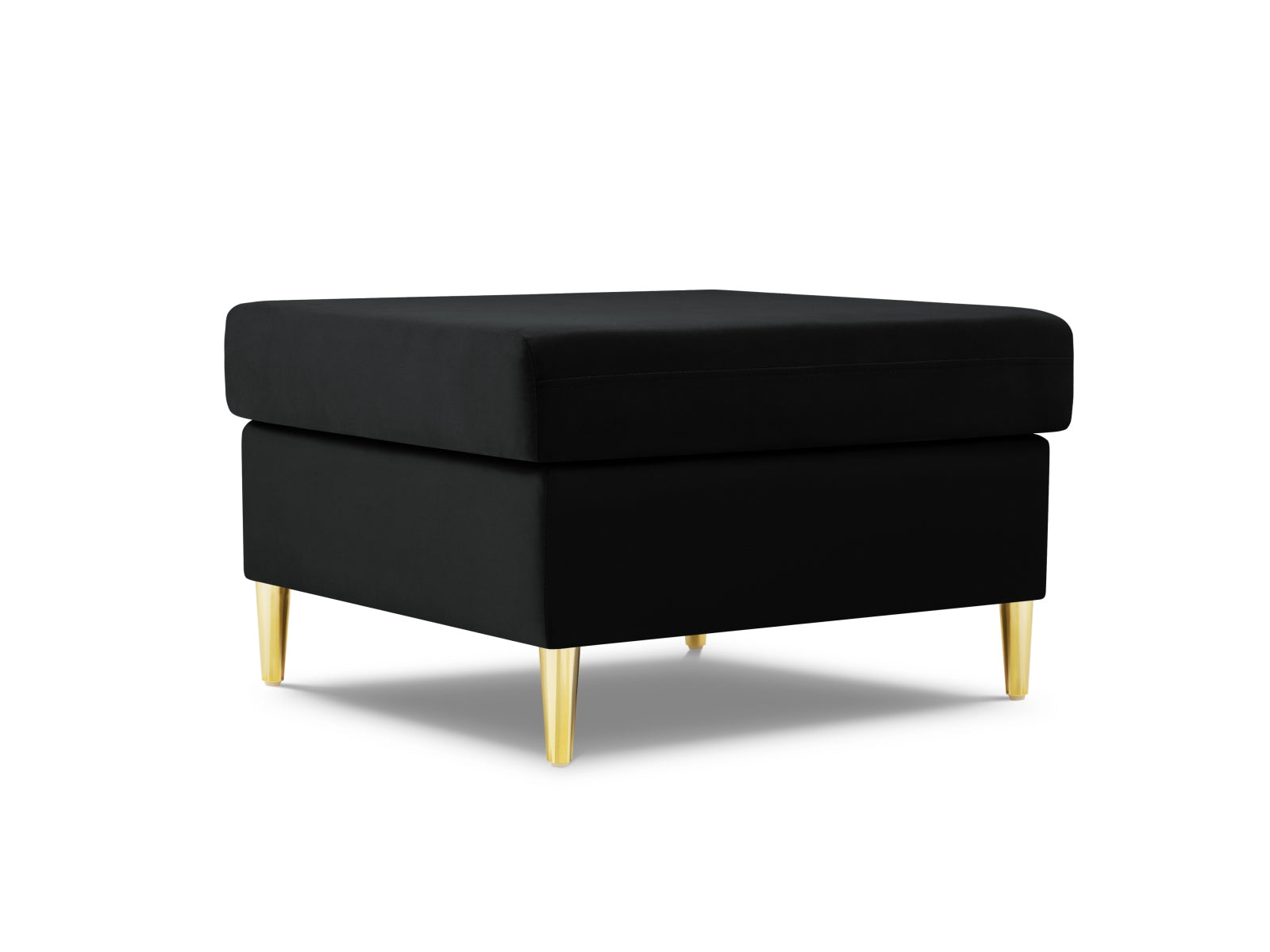 Kyoto Velour Pouf 1 Sitz 70cm in Black präsentiert im Onlineshop von KAQTU Design AG. Pouf ist von Cosmopolitan Design