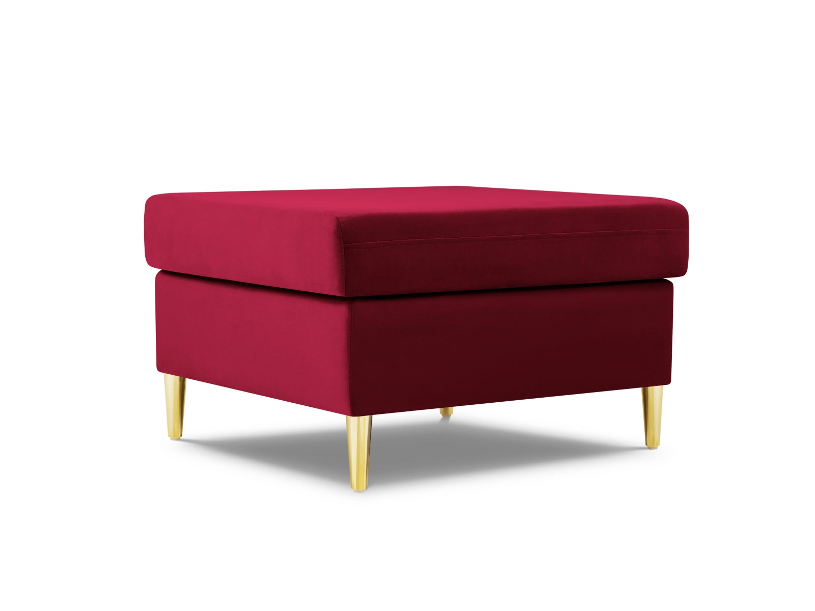 Kyoto Velour Pouf 1 Sitz 70cm in Red-Riviera präsentiert im Onlineshop von KAQTU Design AG. Pouf ist von Cosmopolitan Design