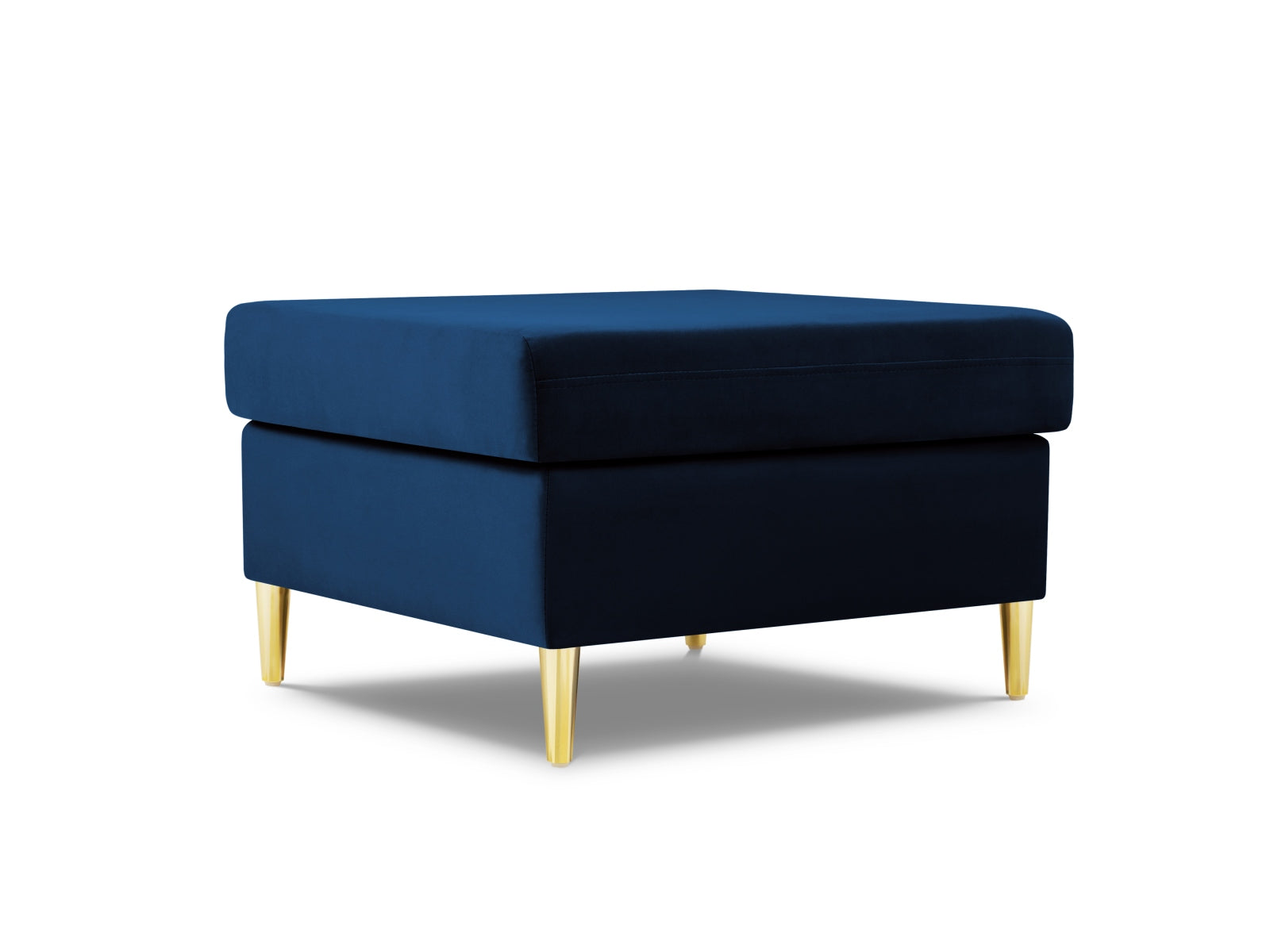 Kyoto Velour Pouf 1 Sitz 70cm in Royal Blue-Riviera präsentiert im Onlineshop von KAQTU Design AG. Pouf ist von Cosmopolitan Design