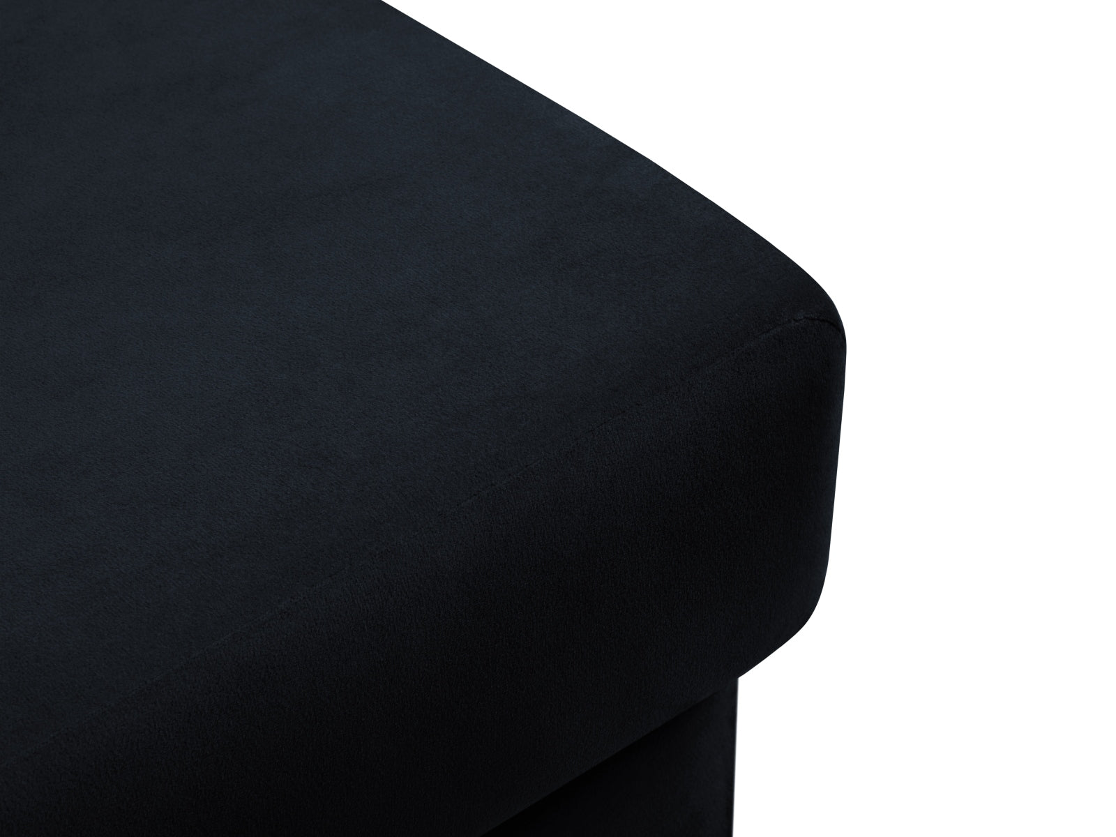 Eleganter Kyoto Pouf mit 70 cm Durchmesser in tiefem Blau, ideal für gemütliche Sitzgelegenheiten und stilvolle Wohnräume.