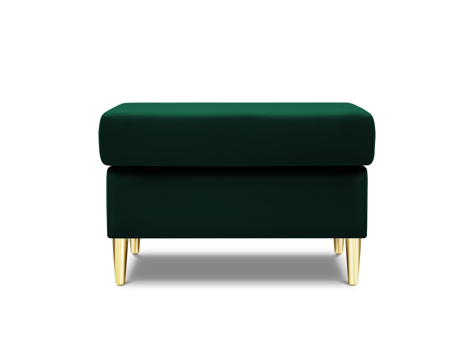Eleganter Kyoto Pouf in Bottle Green, 70 cm Durchmesser, ideal für stilvolle Akzente in jedem Raum, von Cosmopolitan Design.