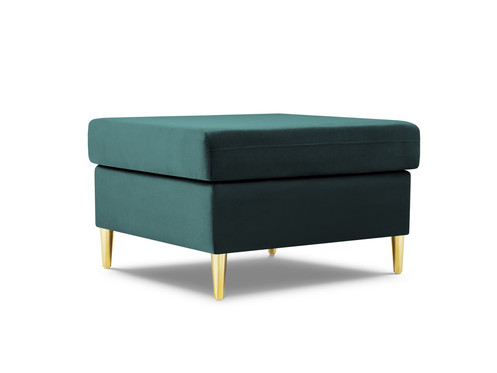 Kyoto Velour Pouf 1 Sitz 70cm in Petrol-Riviera präsentiert im Onlineshop von KAQTU Design AG. Pouf ist von Cosmopolitan Design