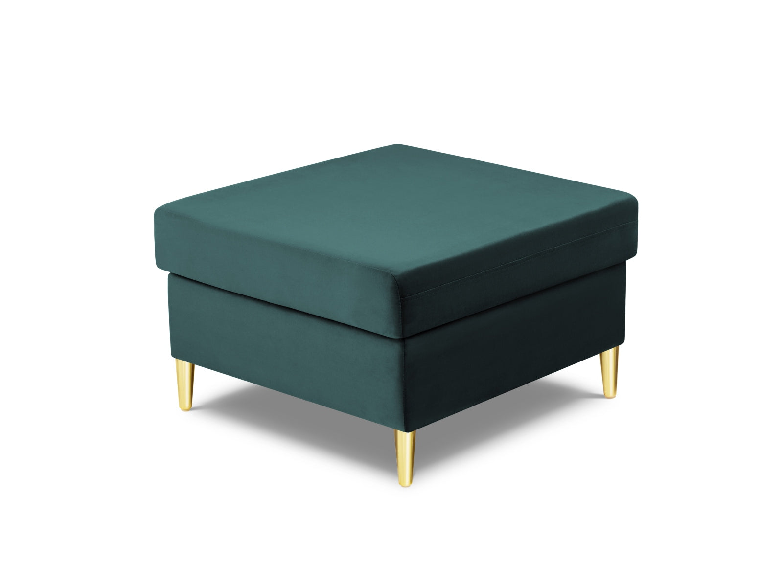 Stylischer Kyoto Pouf in Petrol-Riviera, 70 cm Durchmesser, perfekt für moderne Wohnräume und gemütliche Sitzgelegenheiten.