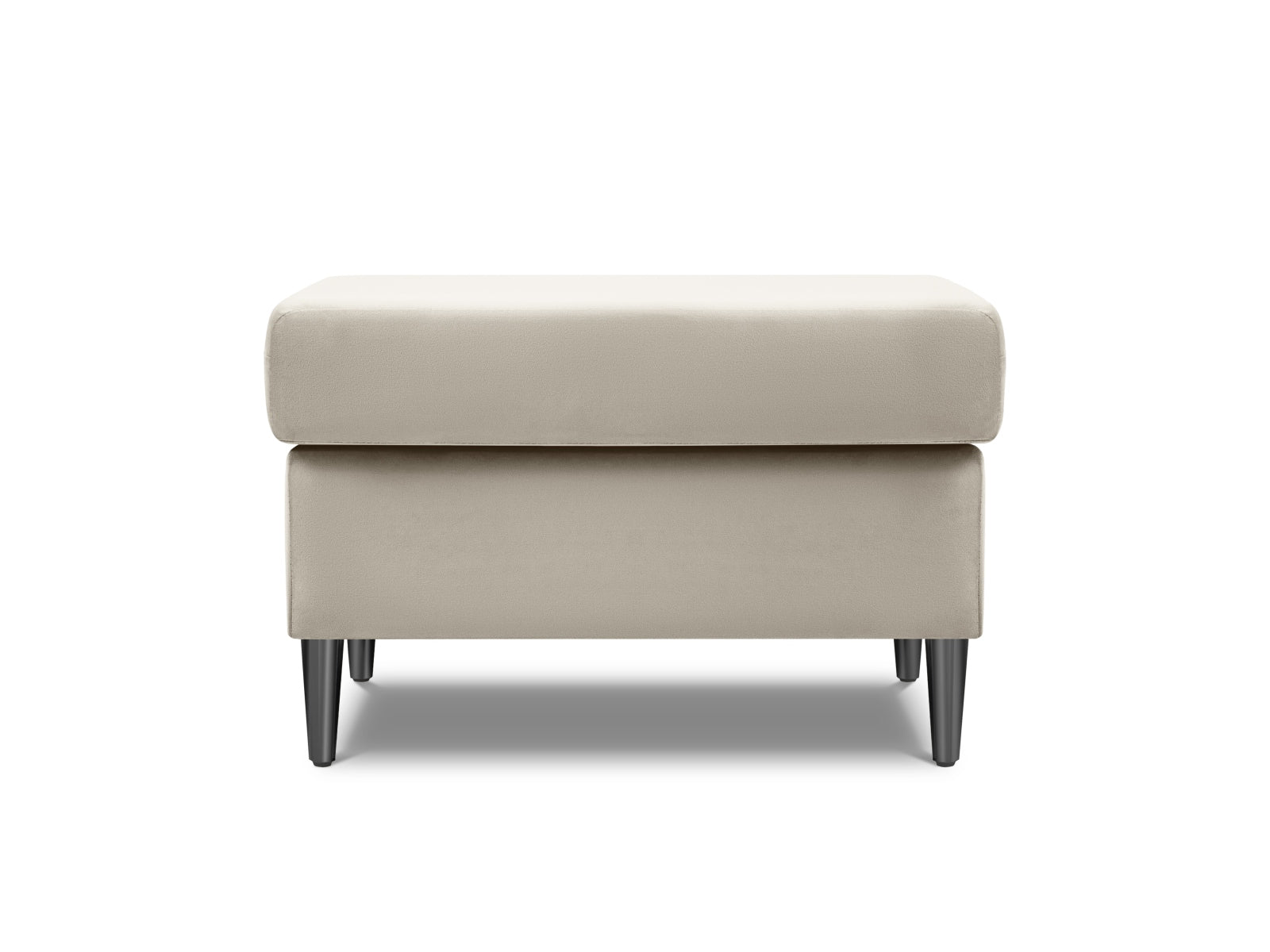 Stilvoller Kyoto Pouf mit 70 cm Durchmesser in zartem Beige, perfekt für entspannte Sitzgelegenheiten und stilvolle Inneneinrichtung.