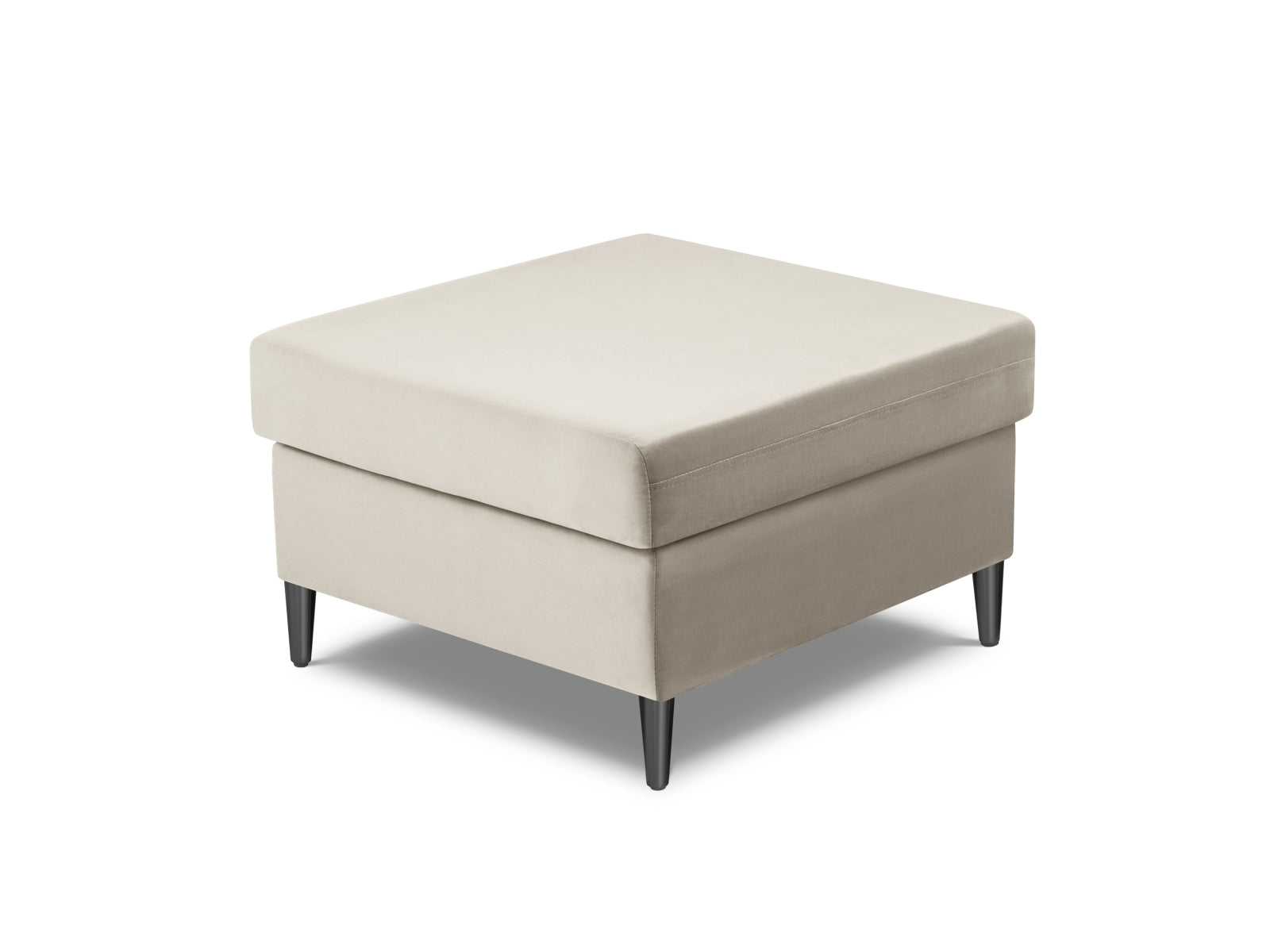 Eleganter Kyoto Pouf mit 70 cm Durchmesser in sanftem Beige, ideal für gemütliche Sitzmöglichkeiten und geschmackvolle Raumgestaltung.