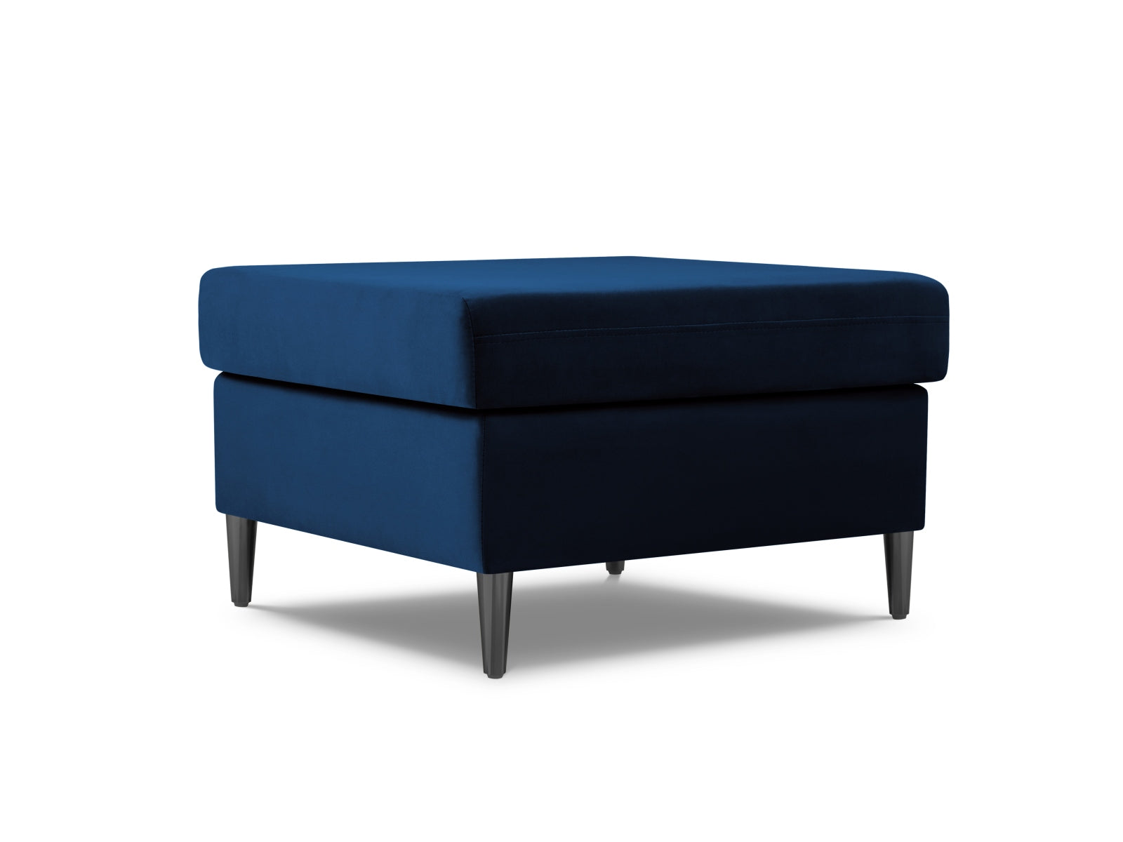 Kyoto Velour Pouf 1 Sitz 70cm in Royal Blue präsentiert im Onlineshop von KAQTU Design AG. Pouf ist von Cosmopolitan Design