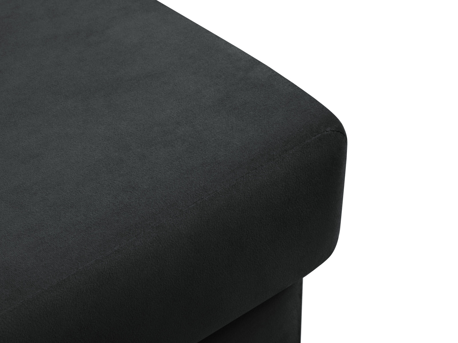 Eleganter Kyoto Pouf mit 70 cm Durchmesser in stilvollem Dunkelgrau, perfekt für entspannte Sitzmöglichkeiten und modernes Interieur.