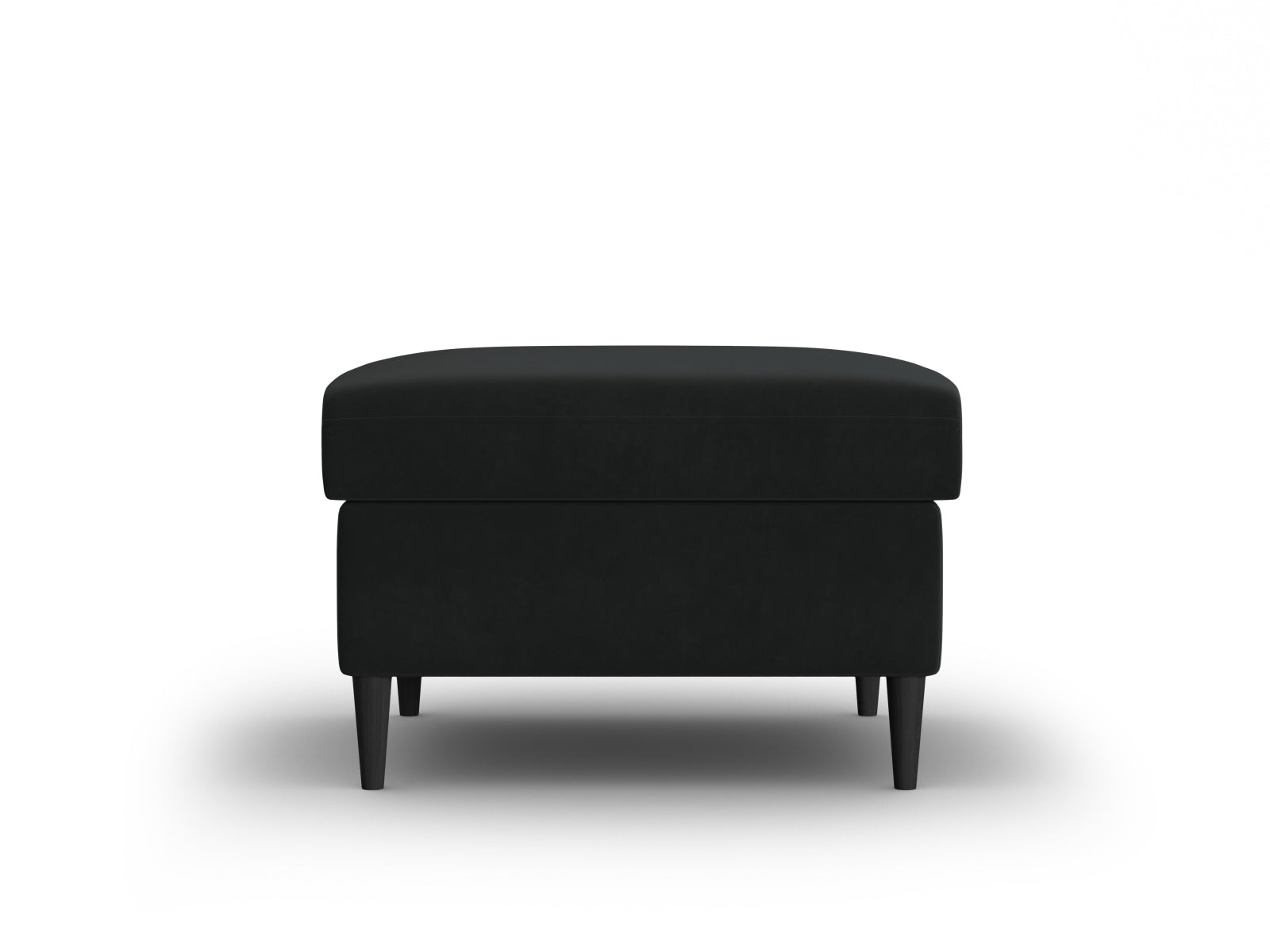 Kyoto Velour Pouf 1 Sitz 70cm in Black präsentiert im Onlineshop von KAQTU Design AG. Pouf ist von Cosmopolitan Design
