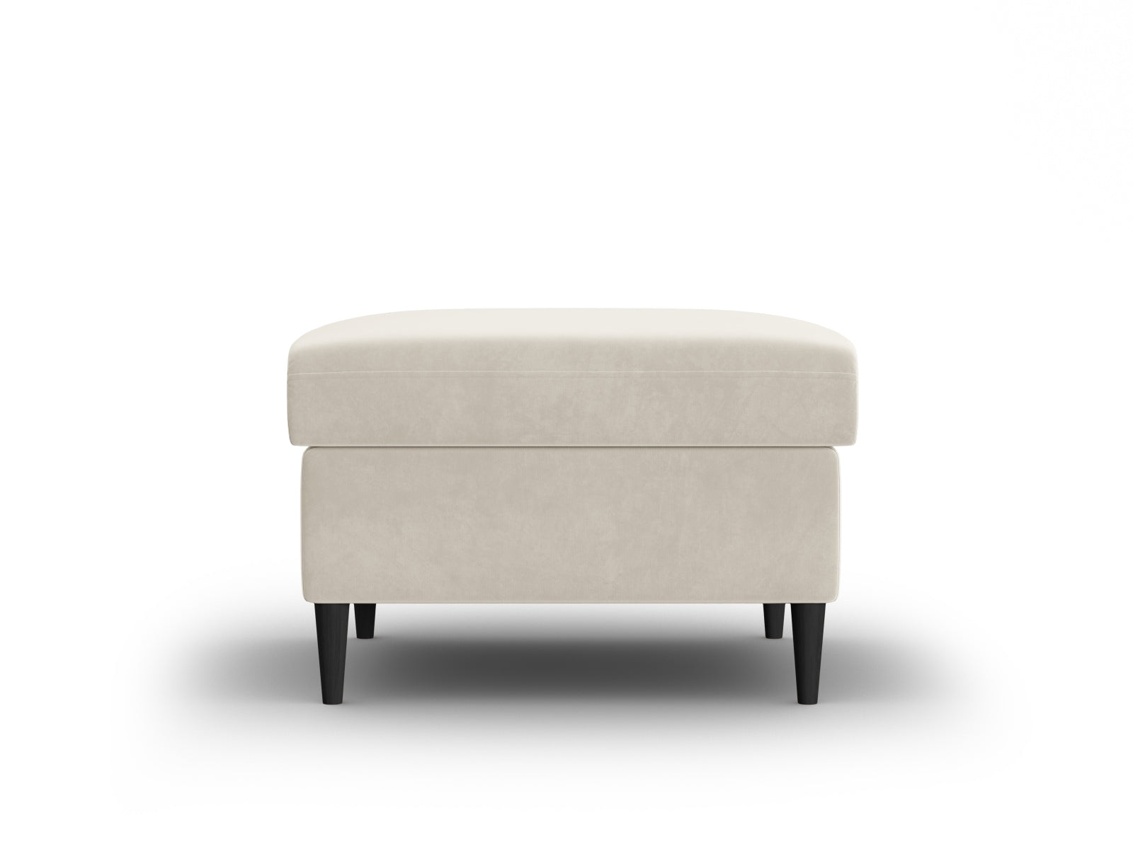 Kyoto Velour Pouf 1 Sitz 70cm in Light Beige präsentiert im Onlineshop von KAQTU Design AG. Pouf ist von Cosmopolitan Design