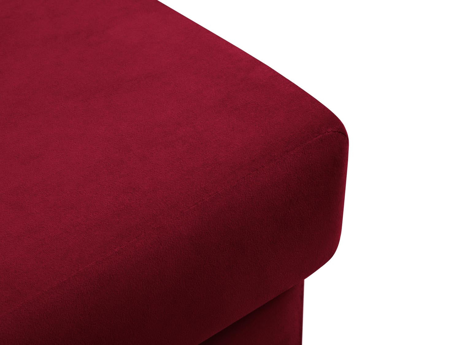 Eleganter Kyoto Velour Pouf 70cm von Cosmopolitan Design – vielseitig einsetzbar, pflegeleicht und ein echter Blickfang für Ihr Zuhause!