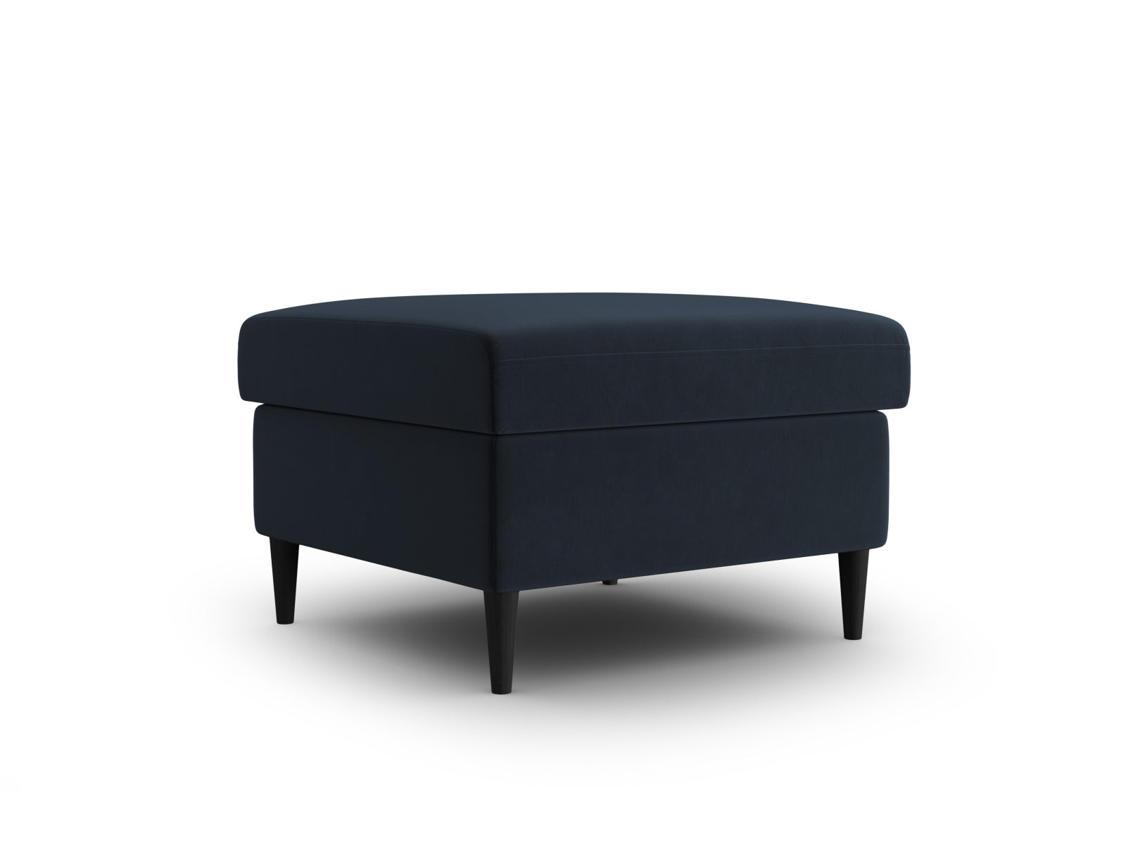 Eleganter Kyoto Pouf mit 70 cm Durchmesser in einem ansprechenden Blauton, ideal für stilvolle Wohnräume und gemütliche Sitzmöglichkeiten.