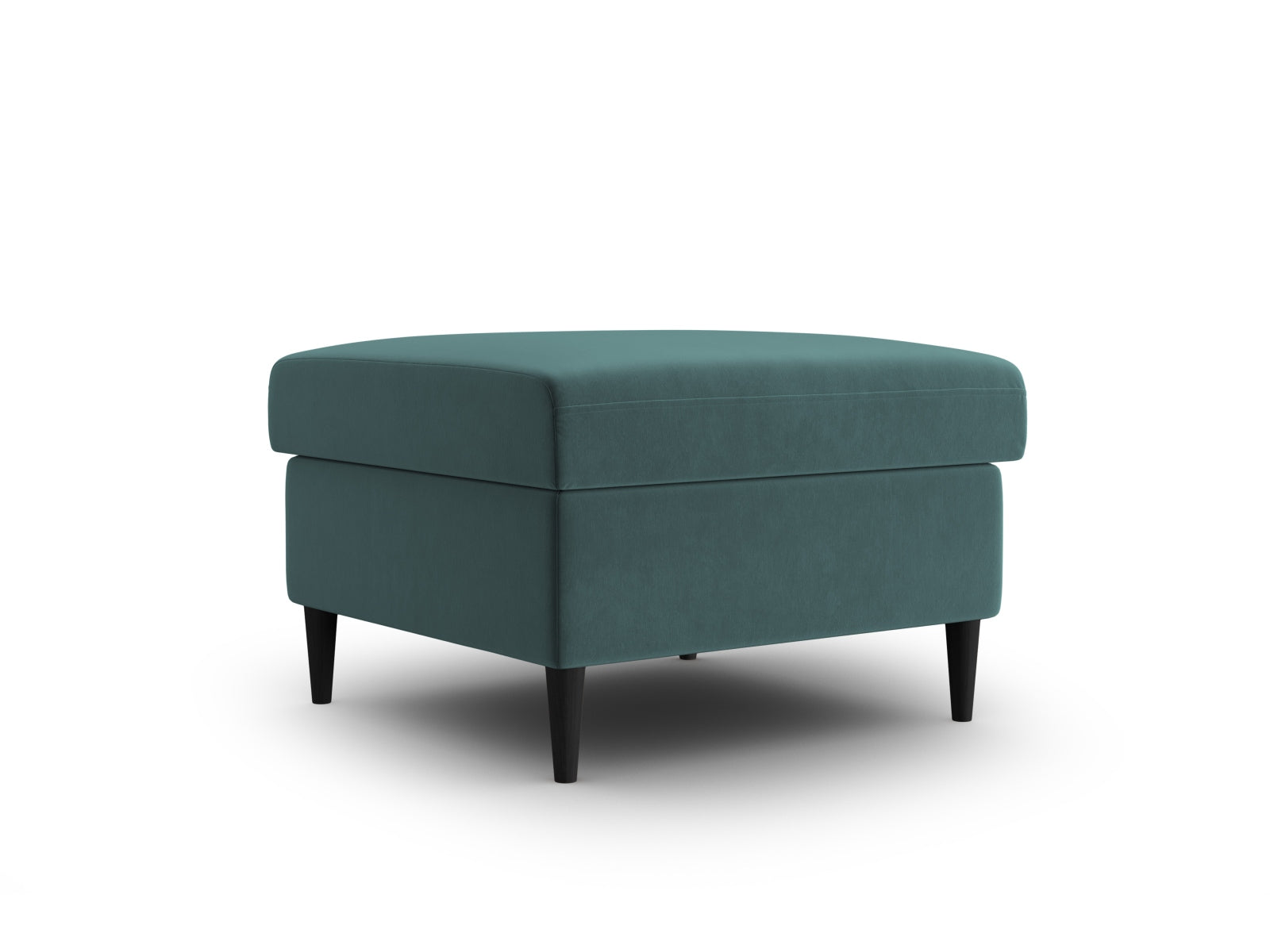 Eleganter Kyoto Velour Pouf 70cm von Cosmopolitan Design: Bequemer Sitz, vielseitig einsetzbar und pflegeleicht. Ideal für jedes Zuhause!
