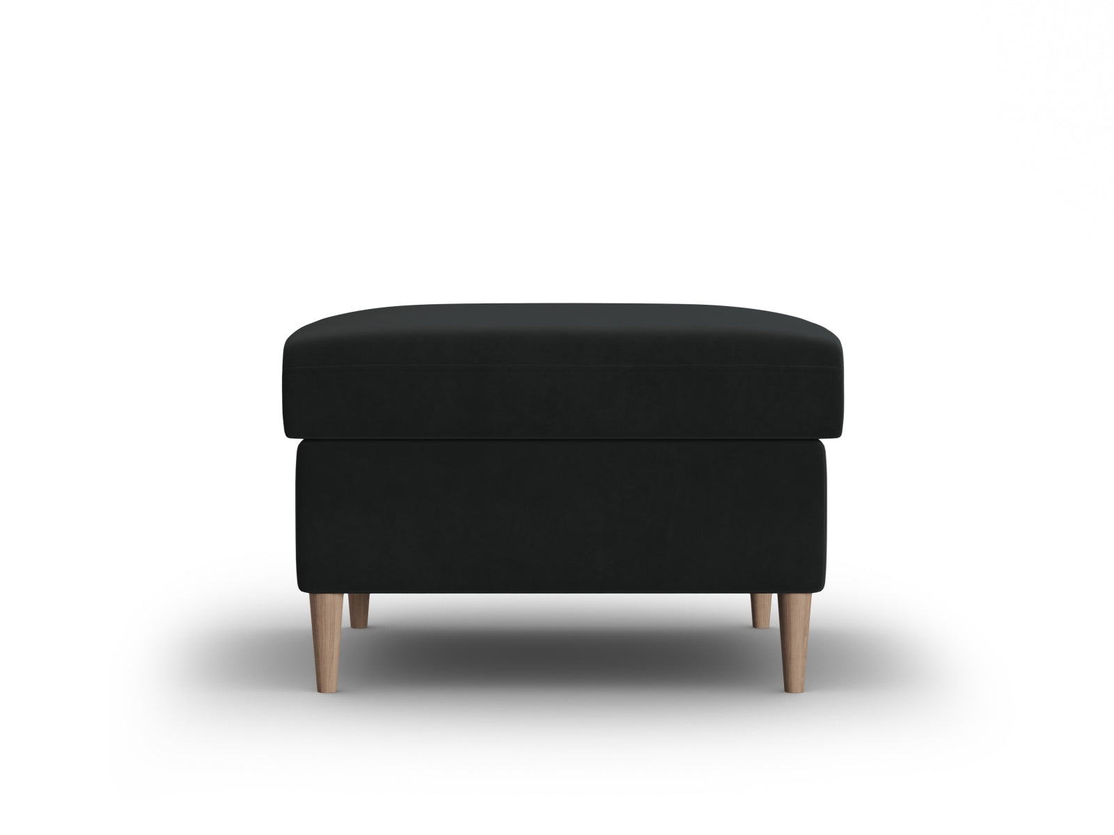Kyoto Velour Pouf 1 Sitz 70cm in Black präsentiert im Onlineshop von KAQTU Design AG. Pouf ist von Cosmopolitan Design