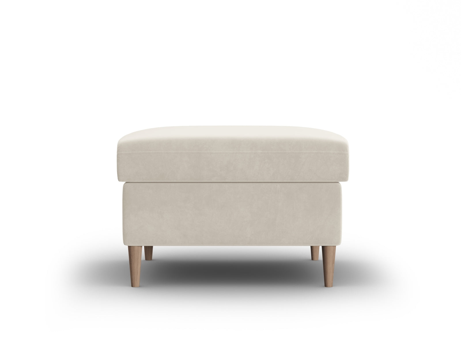 Kyoto Velour Pouf 1 Sitz 70cm in Light Beige präsentiert im Onlineshop von KAQTU Design AG. Pouf ist von Cosmopolitan Design