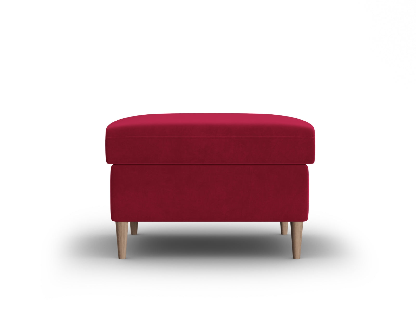 Kyoto Velour Pouf 1 Sitz 70cm in Red präsentiert im Onlineshop von KAQTU Design AG. Pouf ist von Cosmopolitan Design