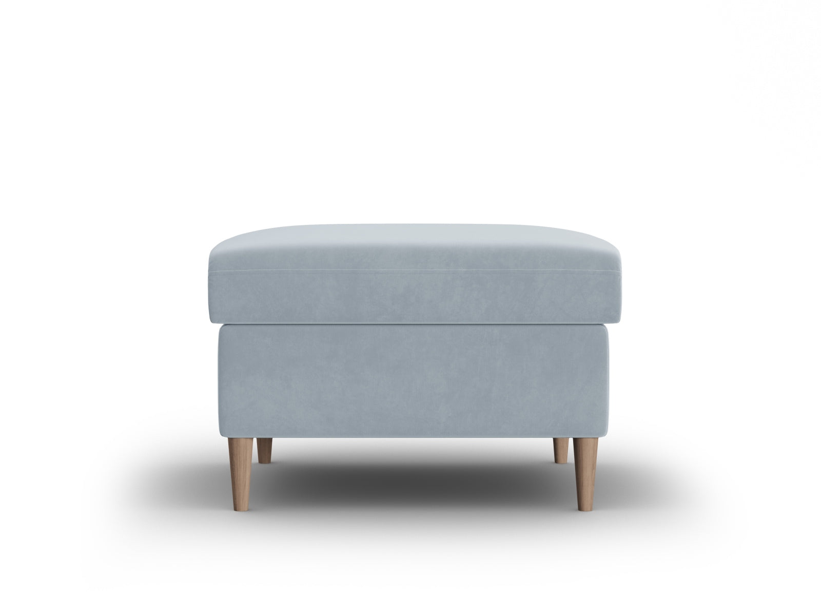 Kyoto Velour Pouf 1 Sitz 70cm in Light Blue präsentiert im Onlineshop von KAQTU Design AG. Pouf ist von Cosmopolitan Design