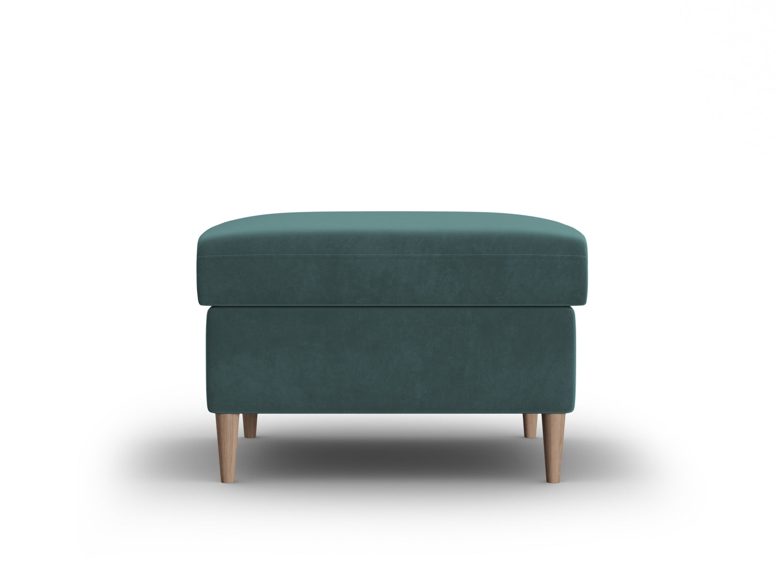 Kyoto Velour Pouf 1 Sitz 70cm in Petrol präsentiert im Onlineshop von KAQTU Design AG. Pouf ist von Cosmopolitan Design