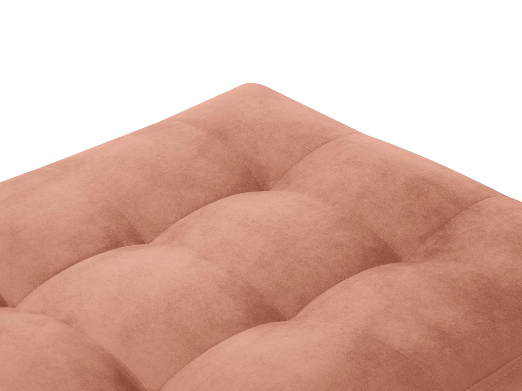 Stylischer 1-Sitzer Pouf Aspen in lebhaftem Pink, ideal für moderne Wohnräume. Hochwertige Materialien und Verarbeitung von Cosmopolitan Design.