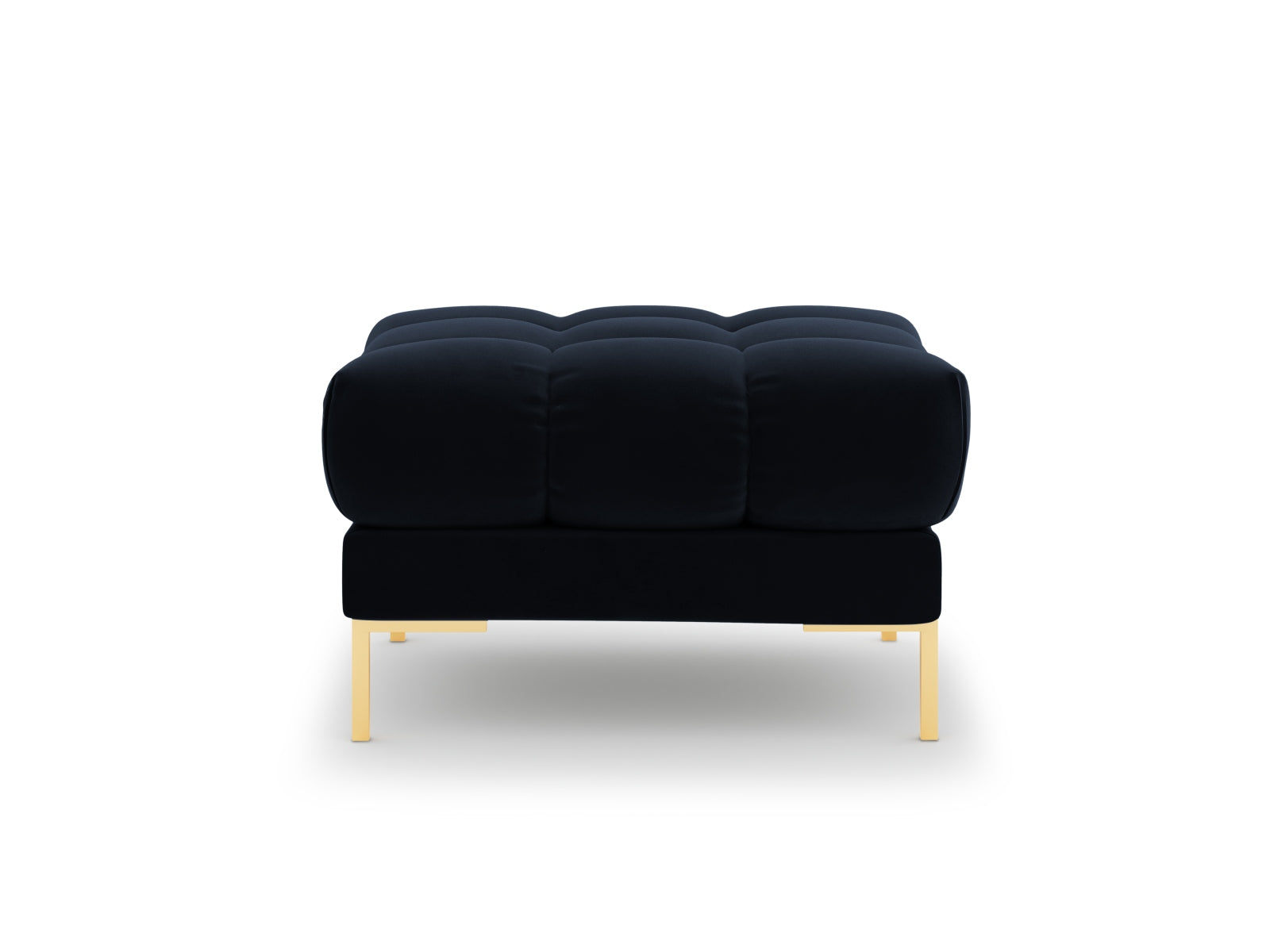 Moderner 1-Sitzer Pouf Bali in lebhaftem Blau, perfekt für gemütliche Ecken und als stilvolles Wohnaccessoire.