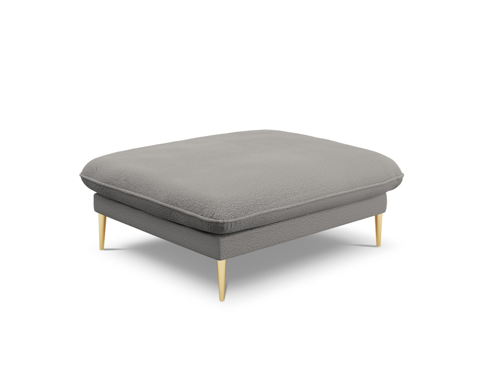 Vienna Boucle Pouf 1 Sitz 80cm in Grey/Gold präsentiert im Onlineshop von KAQTU Design AG. Pouf ist von Cosmopolitan Design