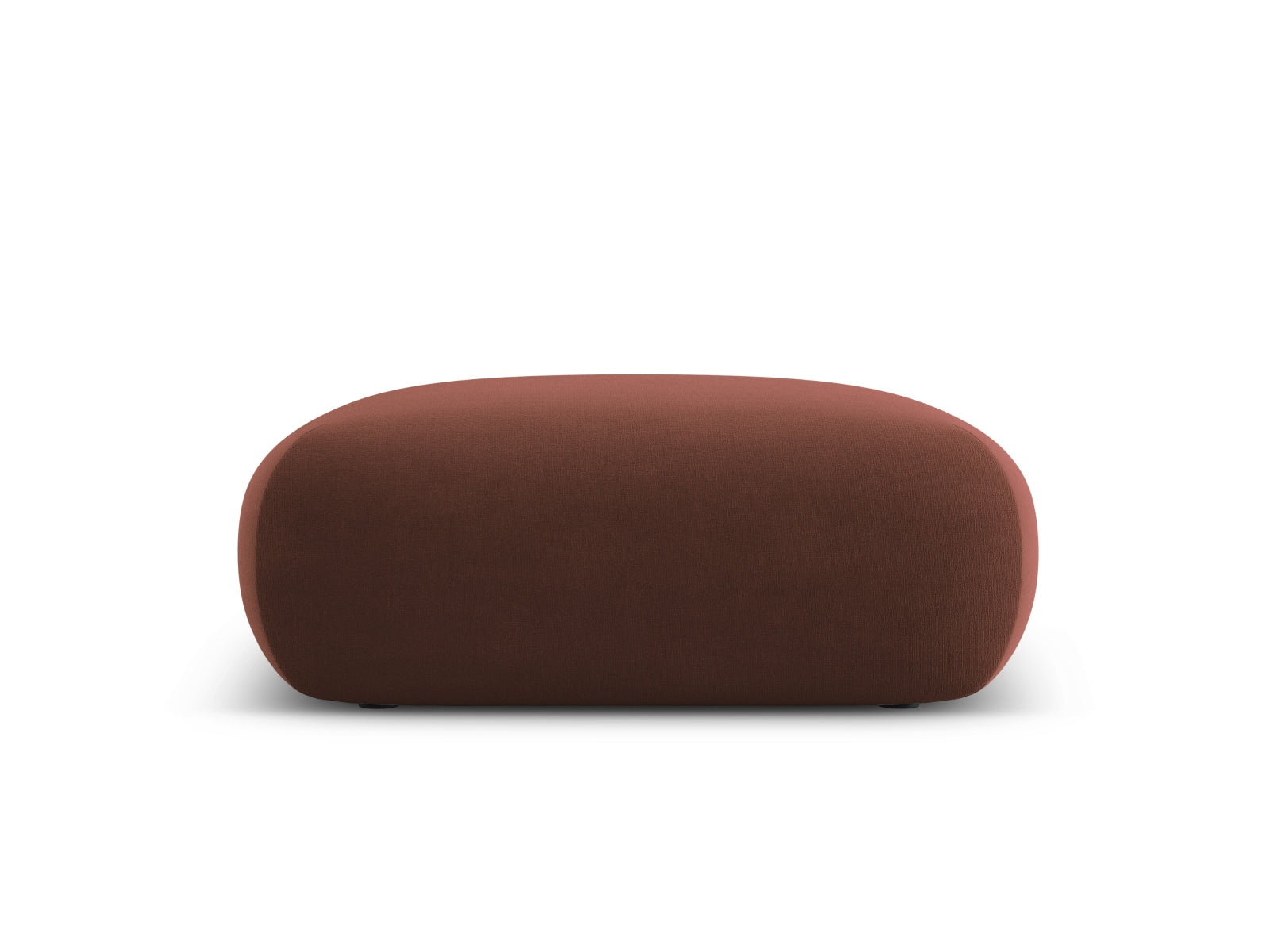Nolio Velour Pouf 2 Sitzer 100cm in Cuoio präsentiert im Onlineshop von KAQTU Design AG. Pouf ist von Cosmopolitan Design