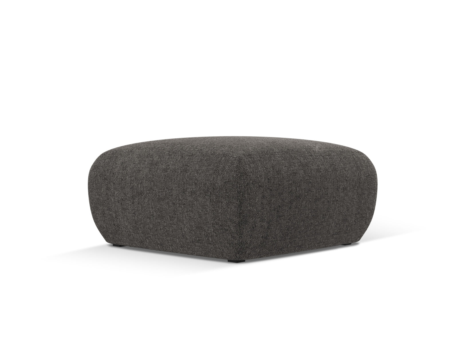 Stylischer Nolio Pouf in Grau, 75 cm, von Cosmopolitan Design – ideal für modernes Wohnen und vielseitige Nutzung.