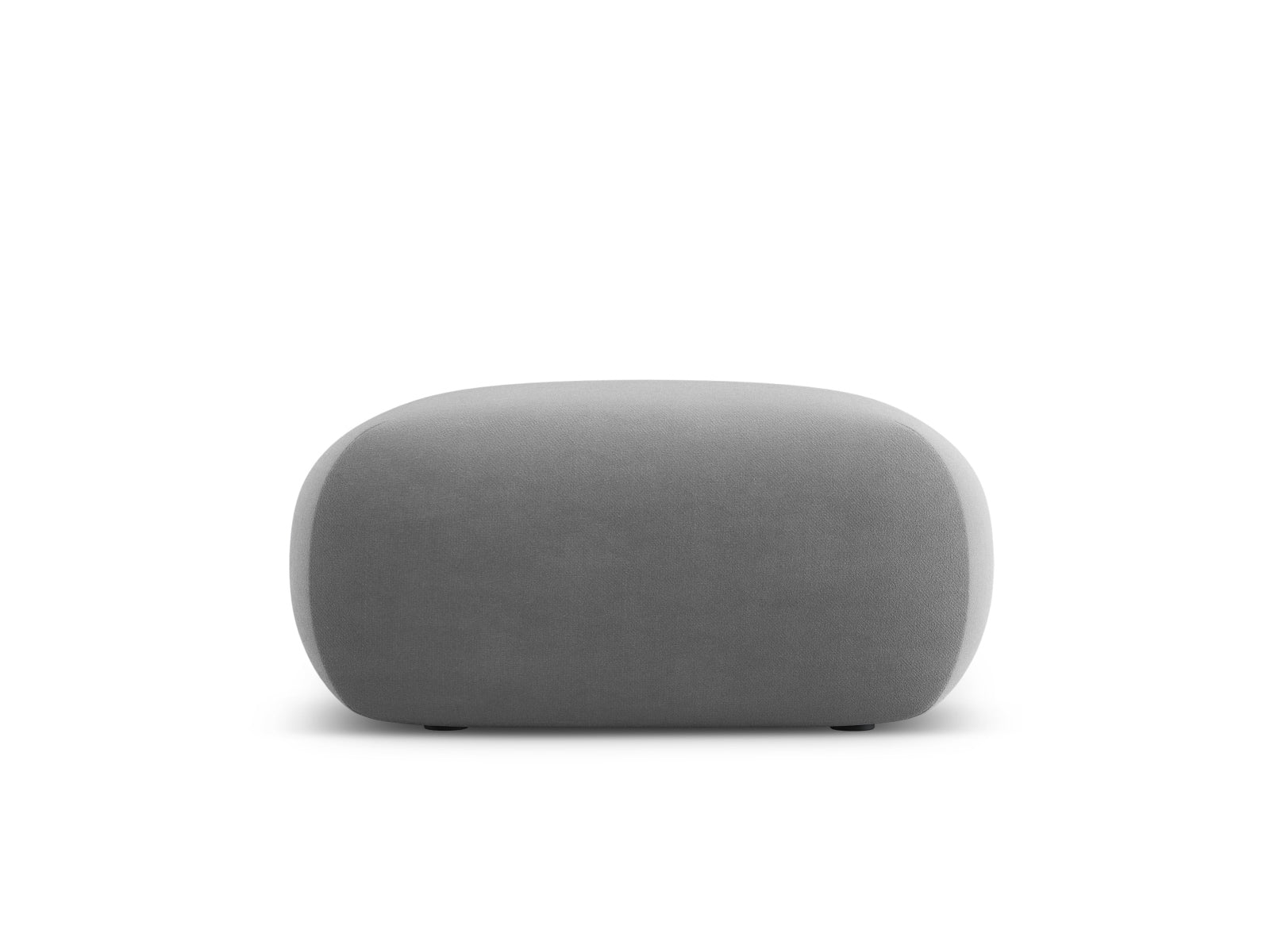 Nolio Velour Pouf 1 Sitz 75cm in Light Grey-Casino präsentiert im Onlineshop von KAQTU Design AG. Pouf ist von Cosmopolitan Design