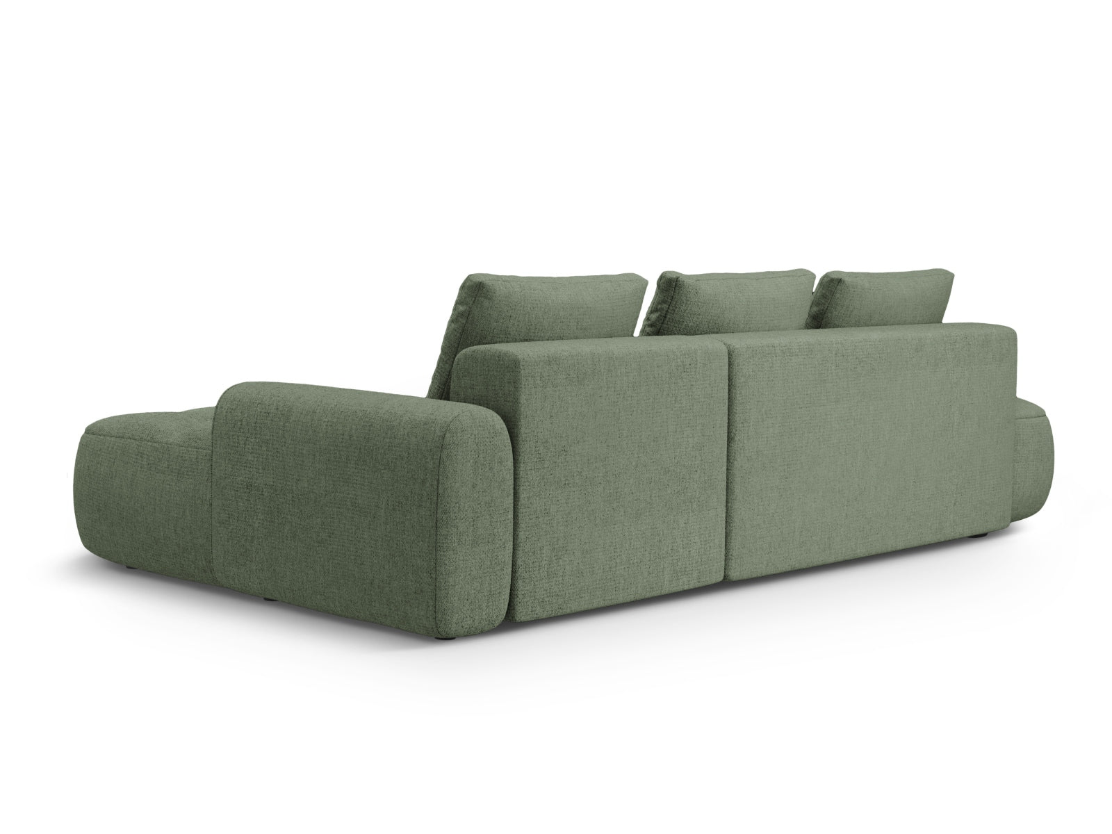 Entdecken Sie das Linz Ecksofa rechts von Cosmopolitan Design – ein stilvolles 3-Sitzer Sofa mit praktischer Schlaffunktion und Stauraum für Ihr Wohnzimmer.