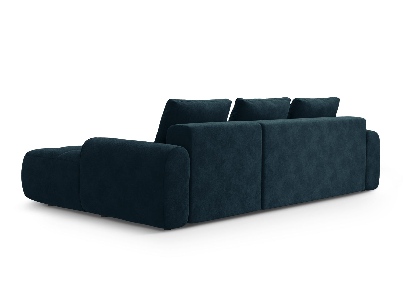 Entdecken Sie das Linz Velour Ecksofa rechts – ein elegantes 3-Sitzer Sofa mit Schlaffunktion und Stauraum, ideal für jeden Wohnraum.