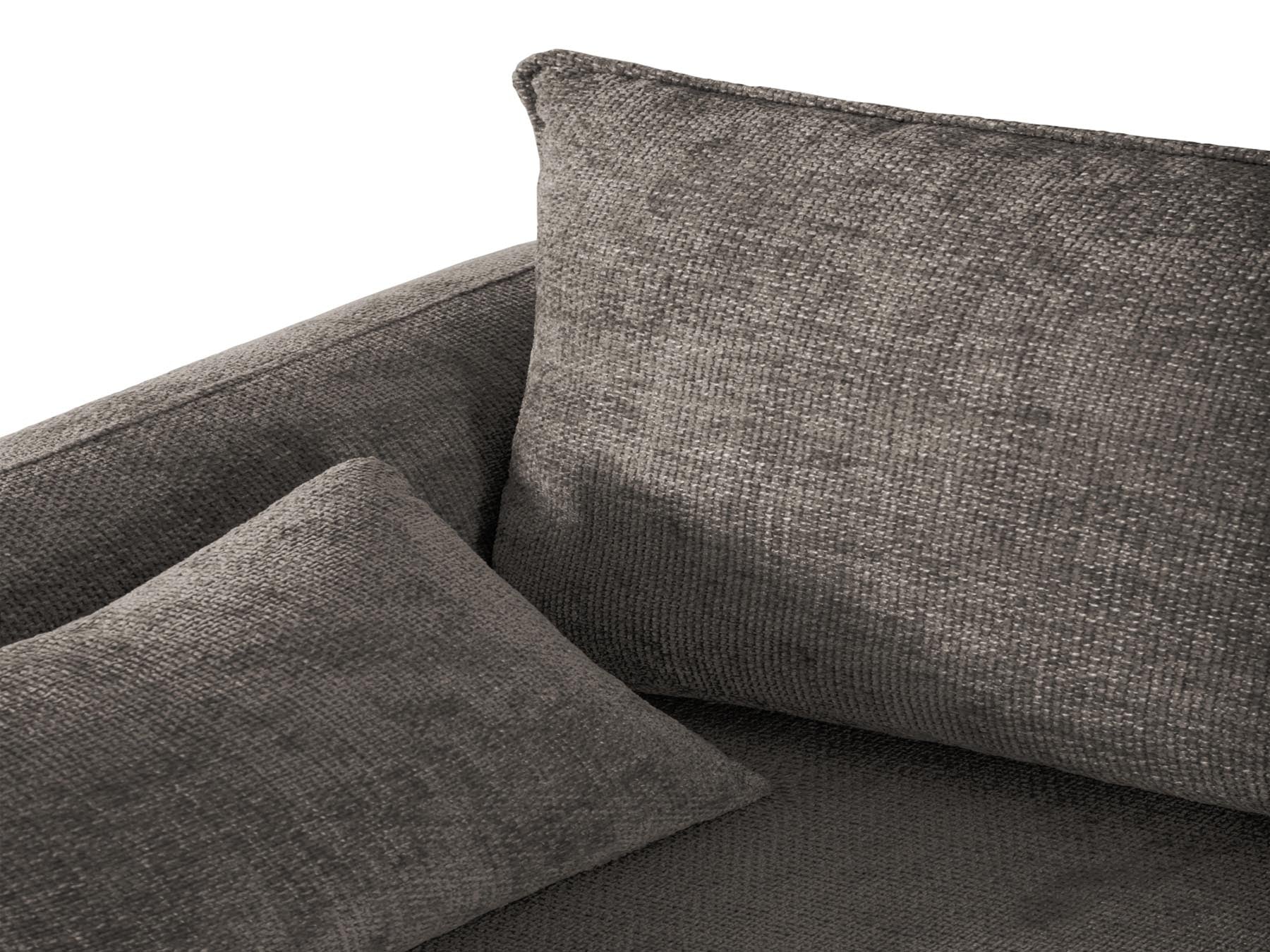 Modernes 4-Sitzer Ecksofa Matera mit praktischer Schlaffunktion und integriertem Stauraum, ideal für stilvolle Wohnräume.