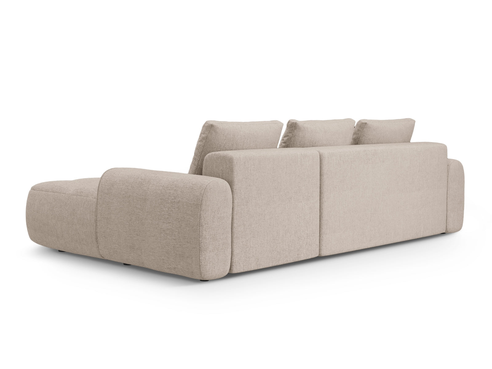 Entdecken Sie das Linz Ecksofa rechts von Cosmopolitan Design – ein stilvolles 3-Sitzer Sofa mit praktischer Schlaffunktion und Stauraum für Ihr Zuhause.