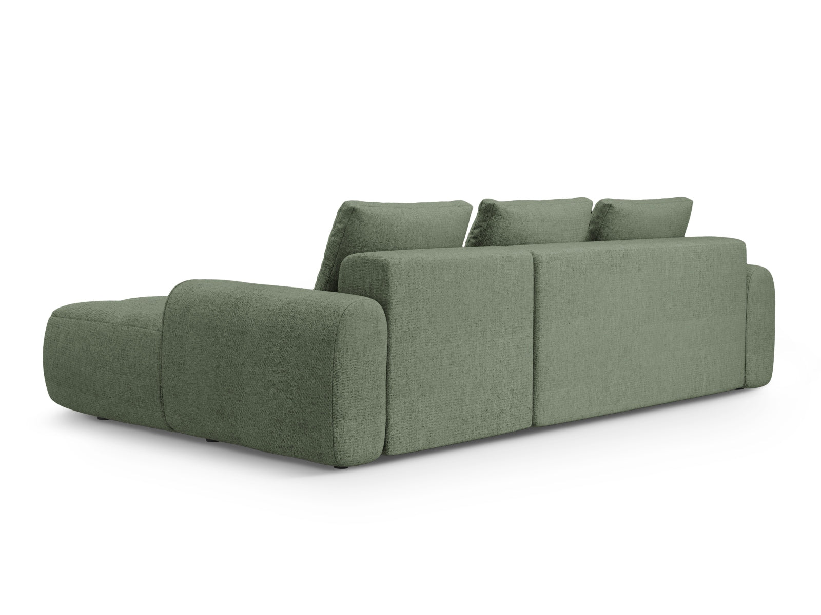 Entdecken Sie das Linz Ecksofa rechts von Cosmopolitan Design – ein stilvolles 3-Sitzer Sofa mit praktischer Schlaffunktion und Stauraum für Ihr Wohnzimmer.