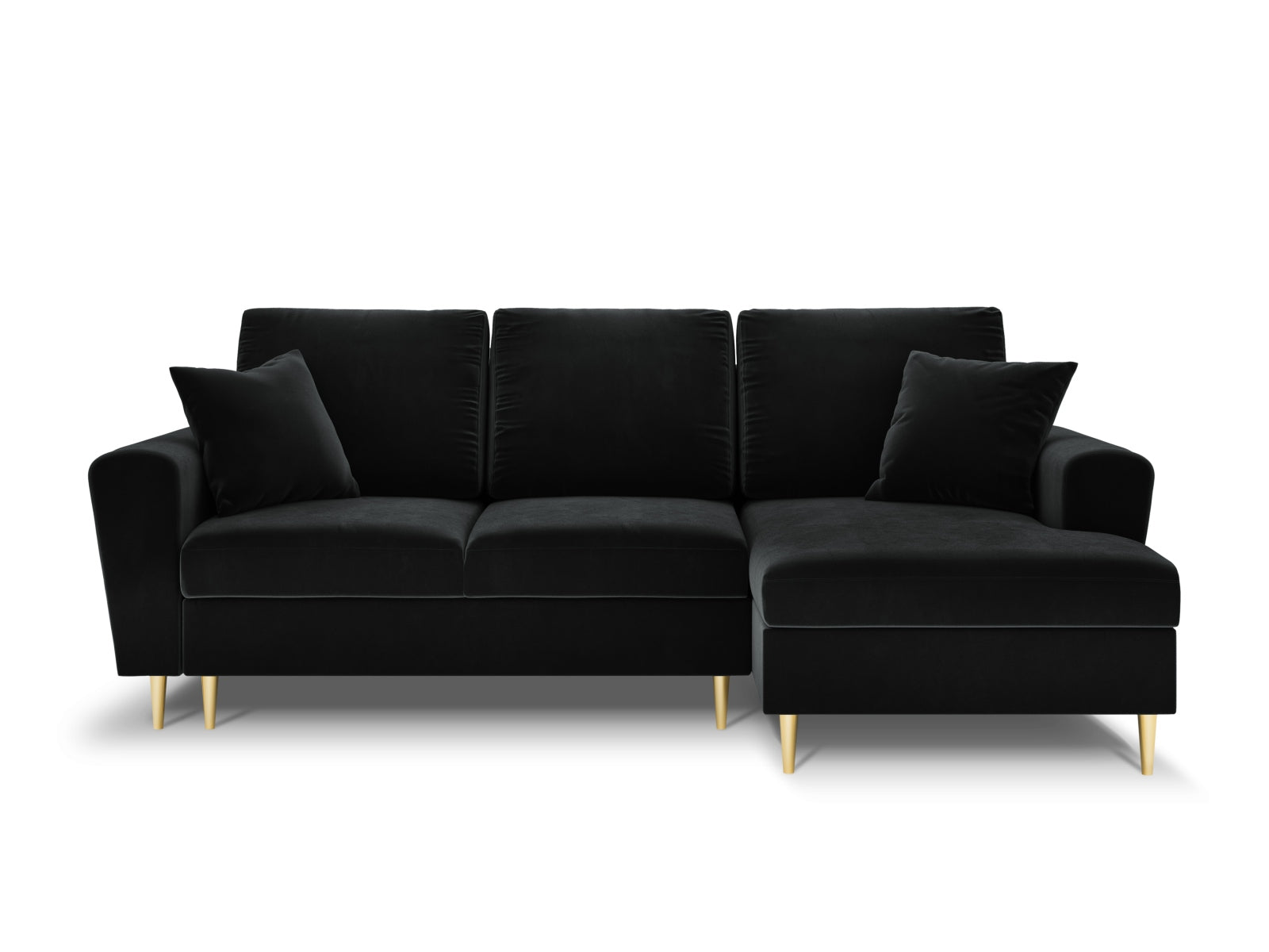 Stylisches Kyoto Ecksofa rechts mit Schlaffunktion und Stauraum, 4-Sitzer, 145 cm, ideal für modernes Wohnen.