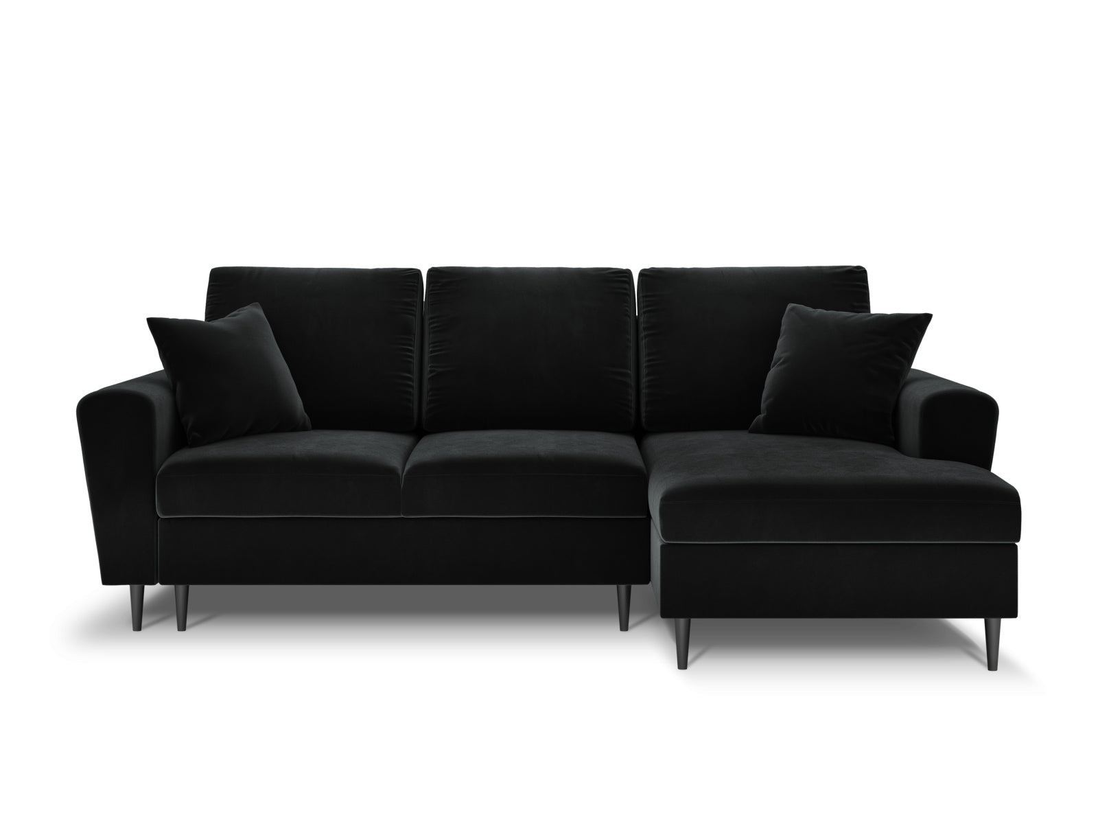 Elegantes Kyoto Ecksofa rechts, 4-Sitzer mit Schlaffunktion und Stauraum, ideal für platzsparende Wohnlösungen und entspannte Stunden.