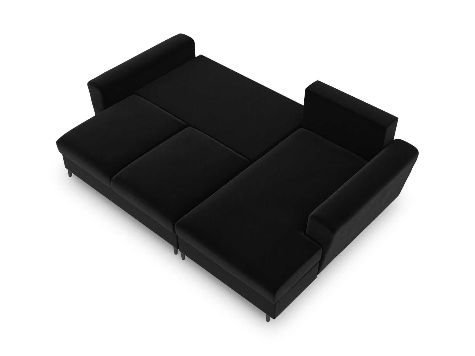 Elegantes Kyoto Ecksofa rechts, 4-Sitzer mit Schlafoption und Stauraum, ideal für stilvolle und funktionale Wohnkonzepte.