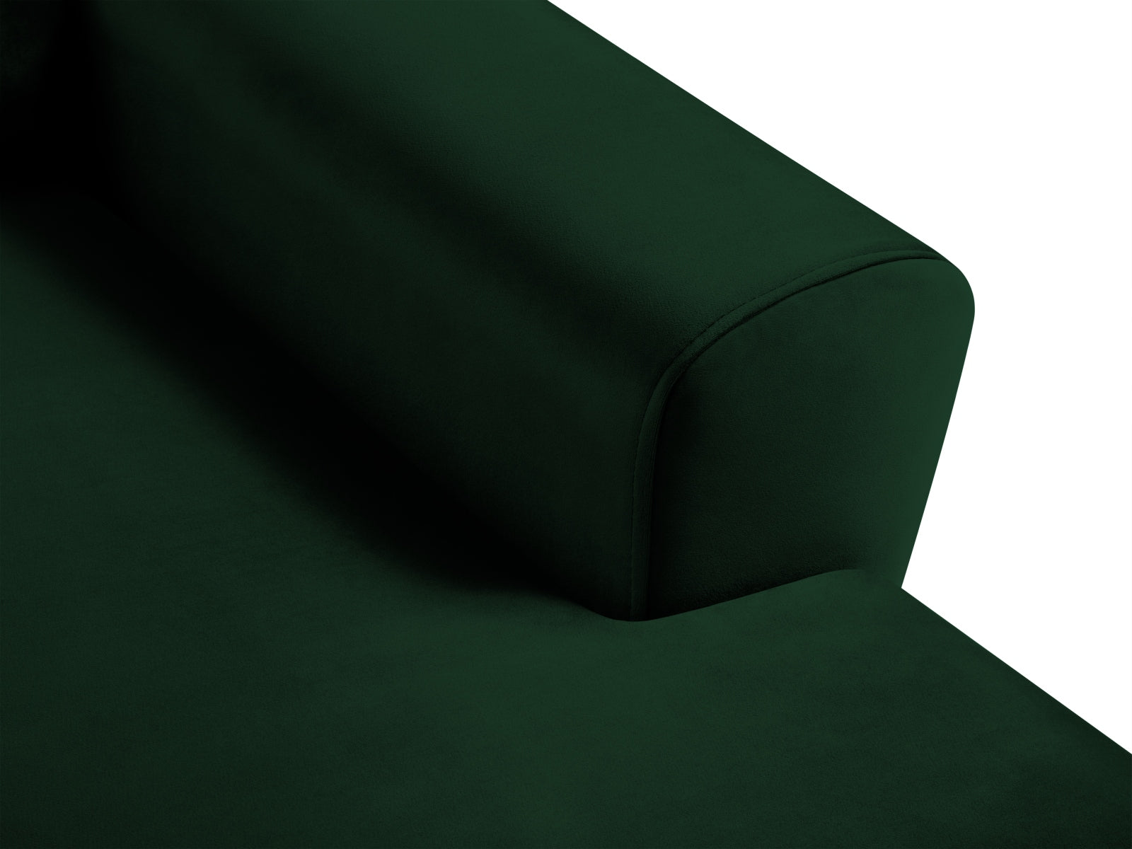 Entdecken Sie das Kyoto Velour Ecksofa rechts – ein elegantes 4-Sitzer Sofa mit Schlaffunktion und Stauraum, ideal für Ihr modernes Wohnzimmer.