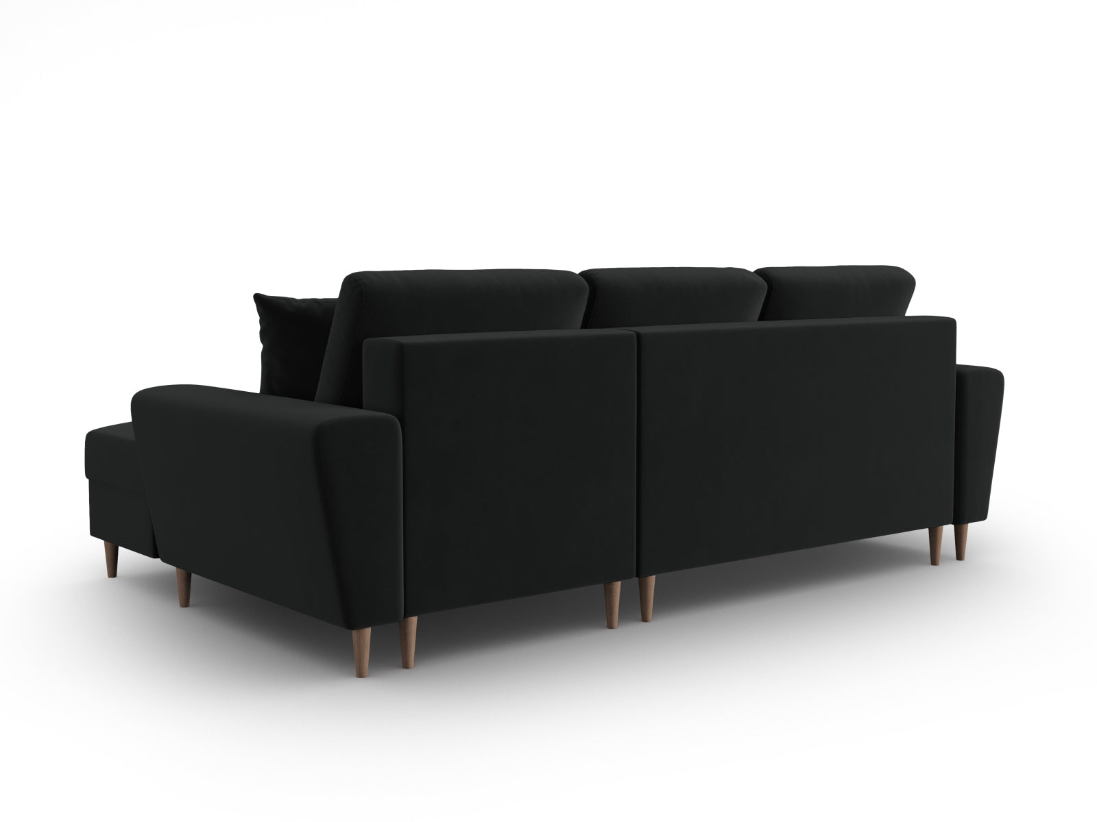 Stylisches Kyoto Ecksofa rechts, 4-Sitzer mit Schlafoption und integriertem Stauraum, ideal für moderne Wohnräume und entspannte Nächte.