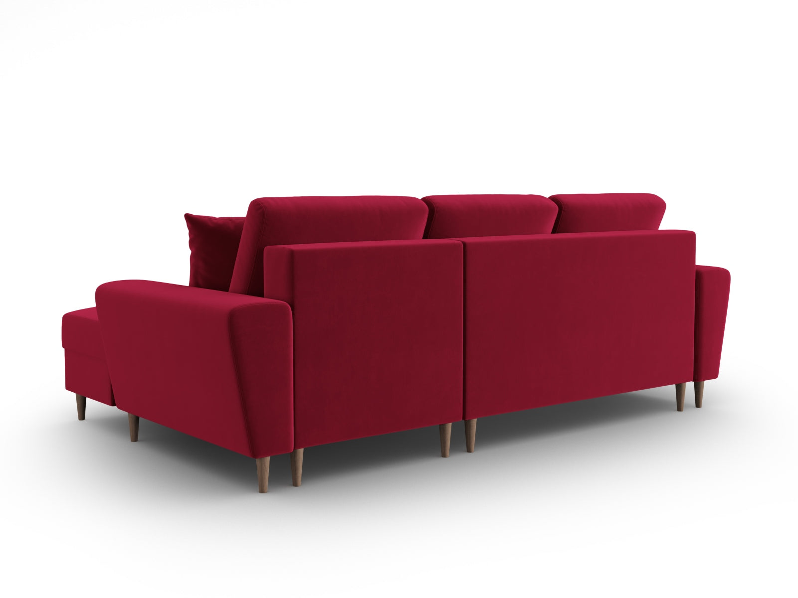 Stylisches Kyoto Ecksofa rechts, 4-Sitzer mit praktischer Schlaffunktion und integriertem Stauraum für optimalen Komfort und Funktionalität.