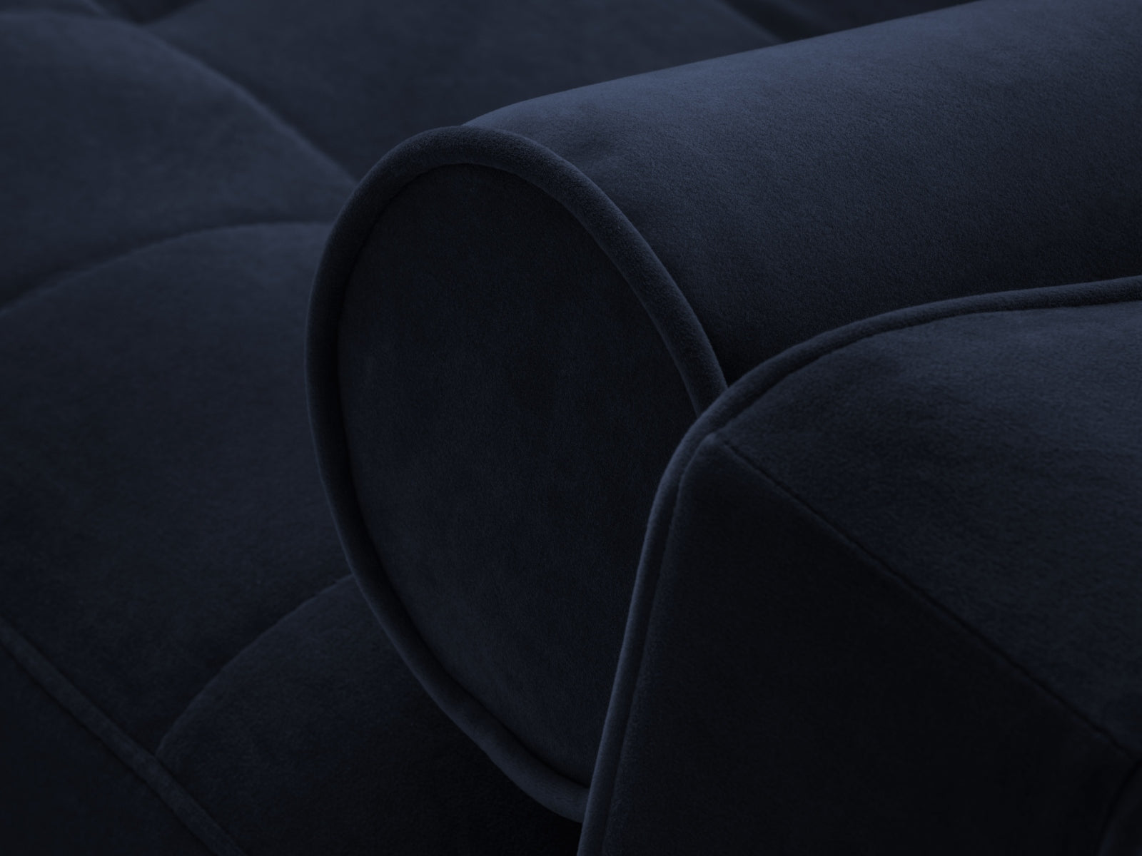Elegantes Ecksofa in Royal Blue, 5-Sitzer, rechts, mit cleverer Schlaffunktion und integriertem Stauraum für optimalen Komfort und Stil.