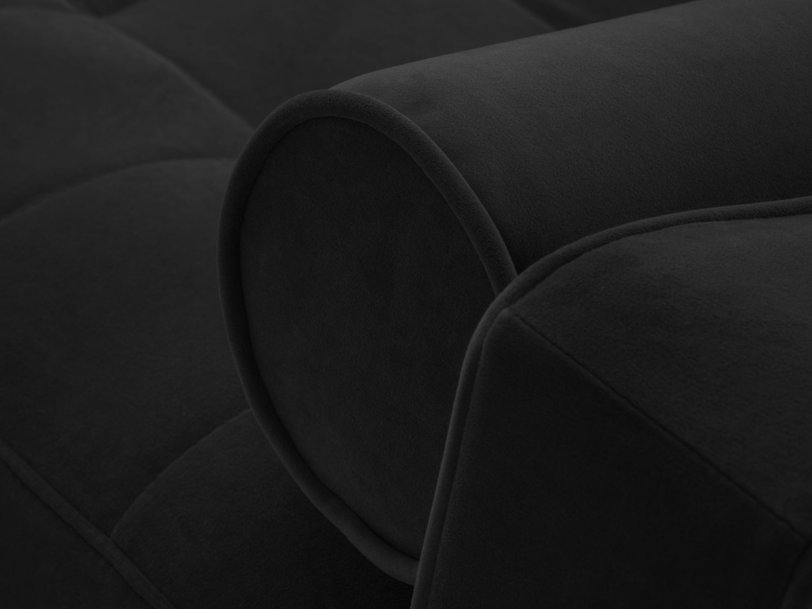 Modernes 5-Sitzer Ecksofa Aspen mit Schlaffunktion und integriertem Stauraum, ideal für stilvolle Wohnräume und flexible Nutzung.